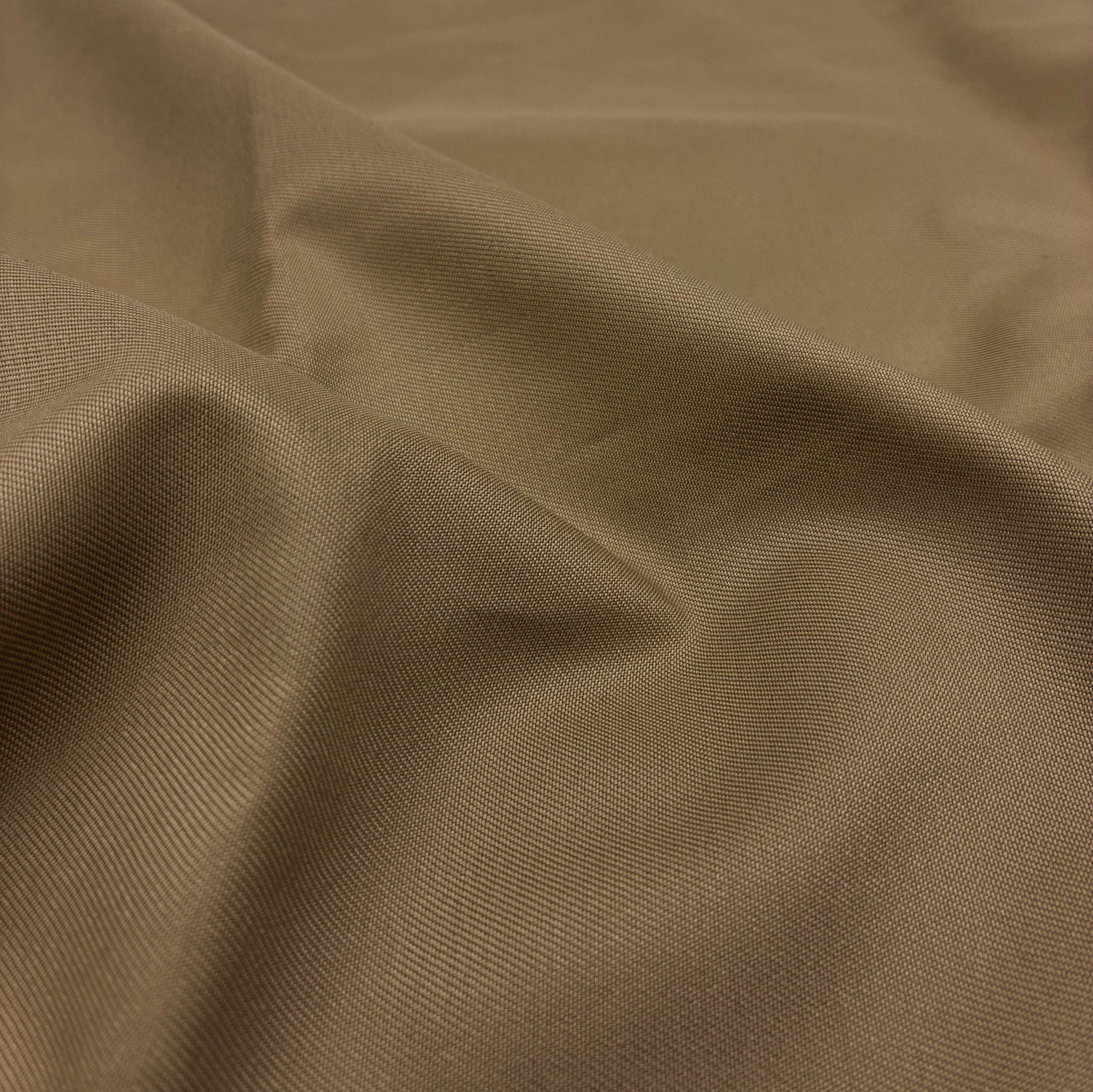 Cotton Blend Twill Bottom Weight - Tan (WTW0068)