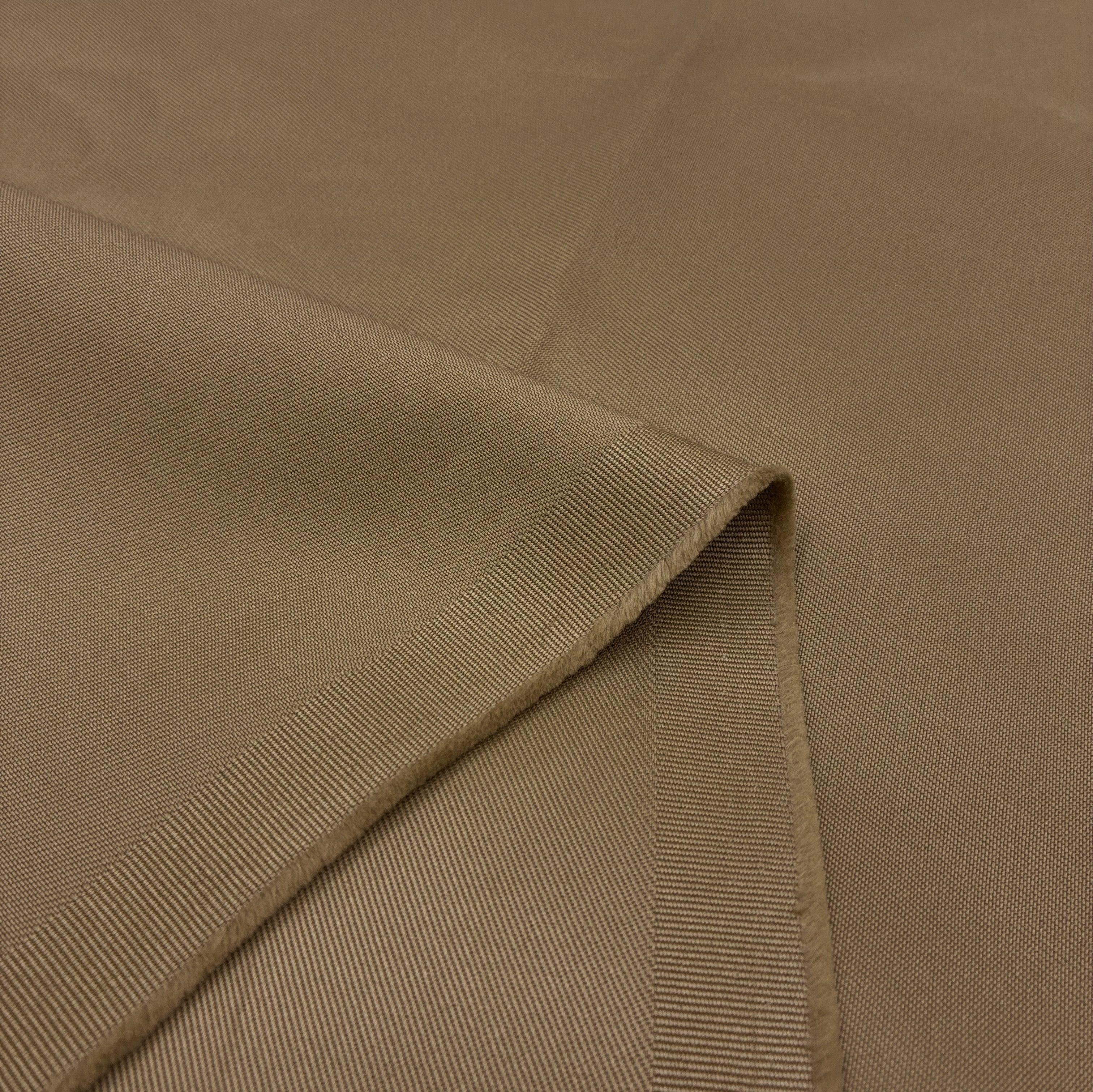 Cotton Blend Twill Bottom Weight - Tan (WTW0068)