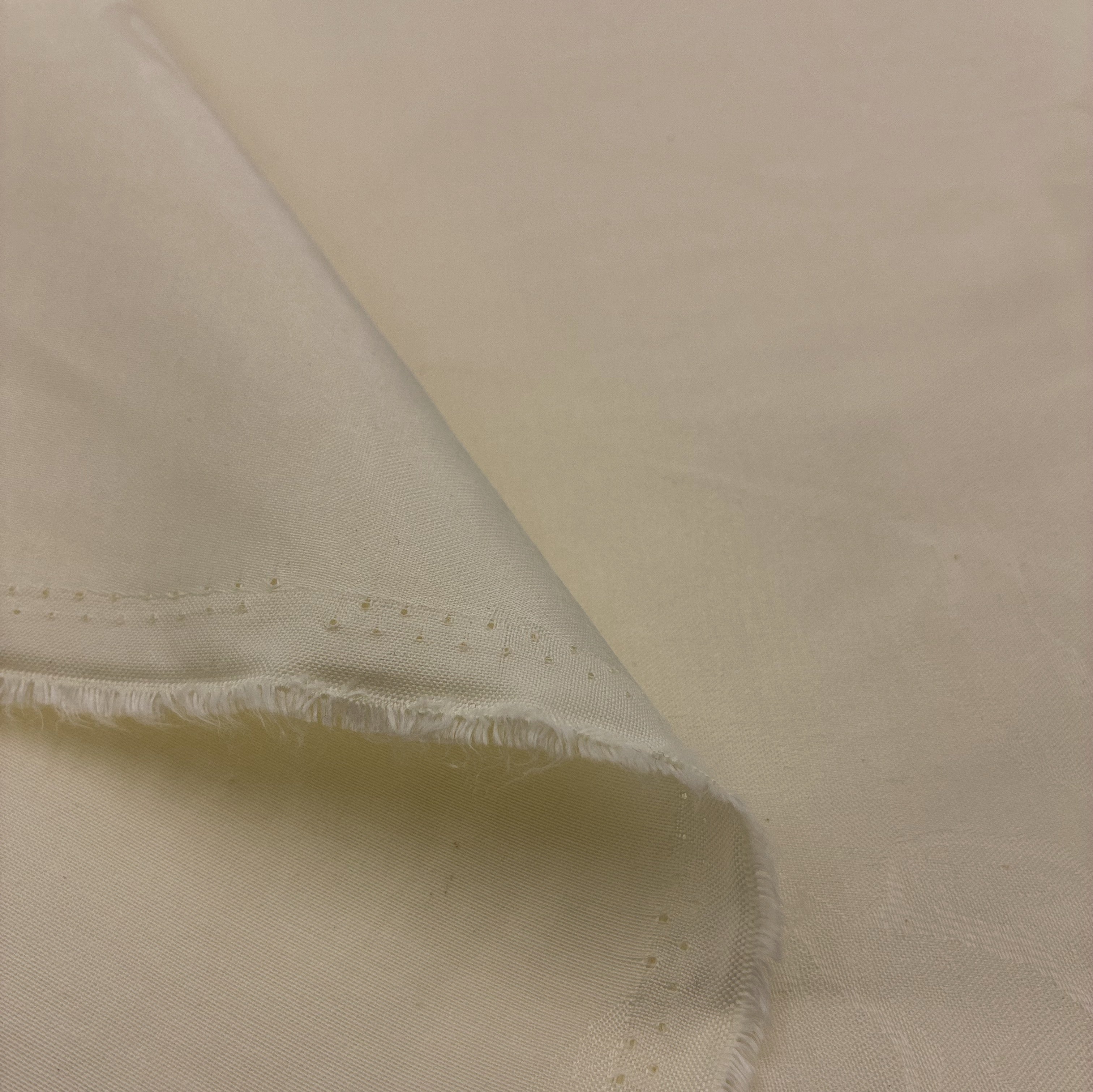 Cotton Blend Rose Jacquard Drapery - Pale Yellow (HDH0709:10)
