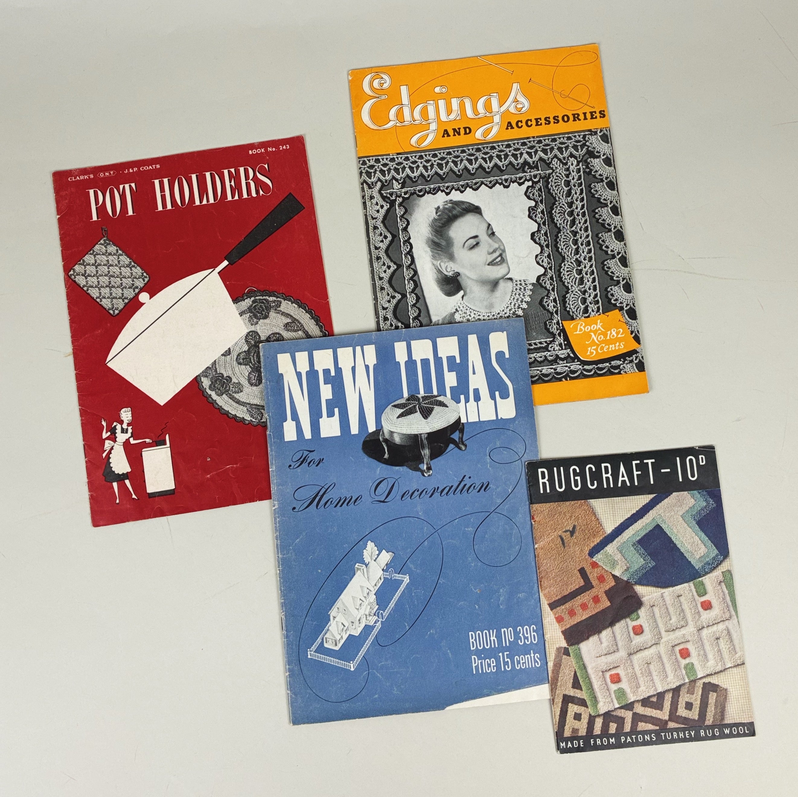 Craft Books - Edgings, Rugcraft, Home Decor (NBK0253)
