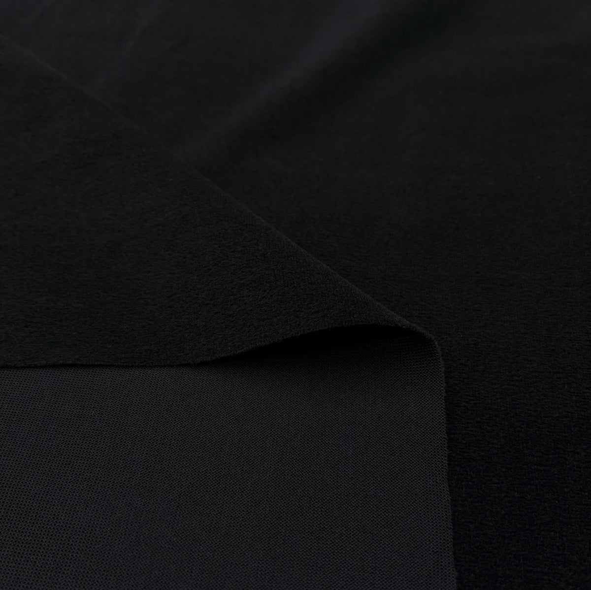 Fleece-Backed Technical Knit - Black (KFC0386:387)