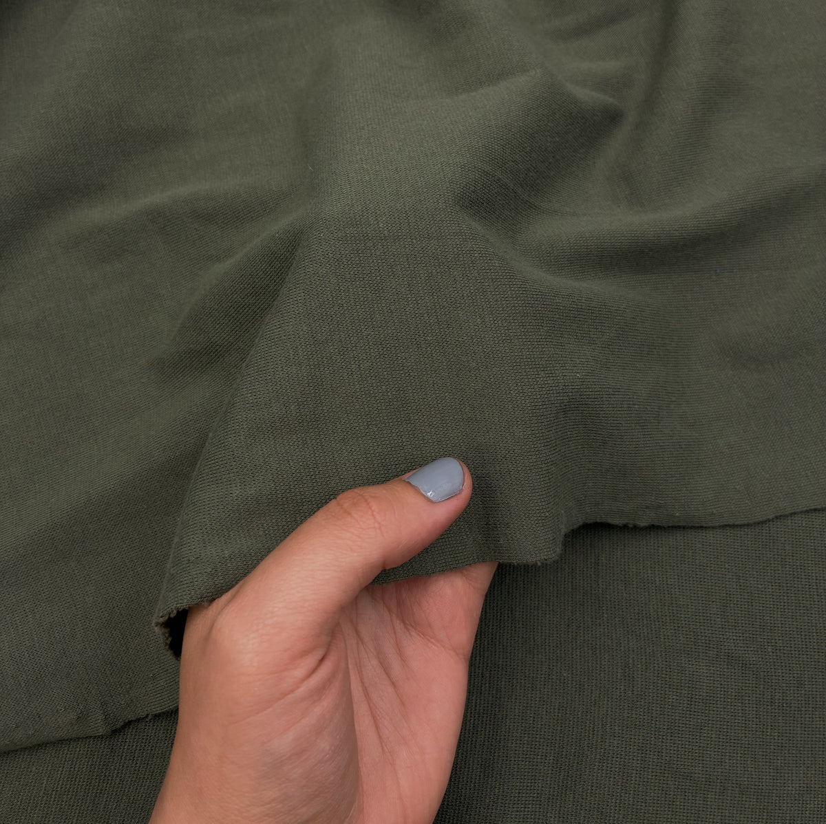 Heavy Weight Cotton Jersey - Hunter Green (KJE1595)