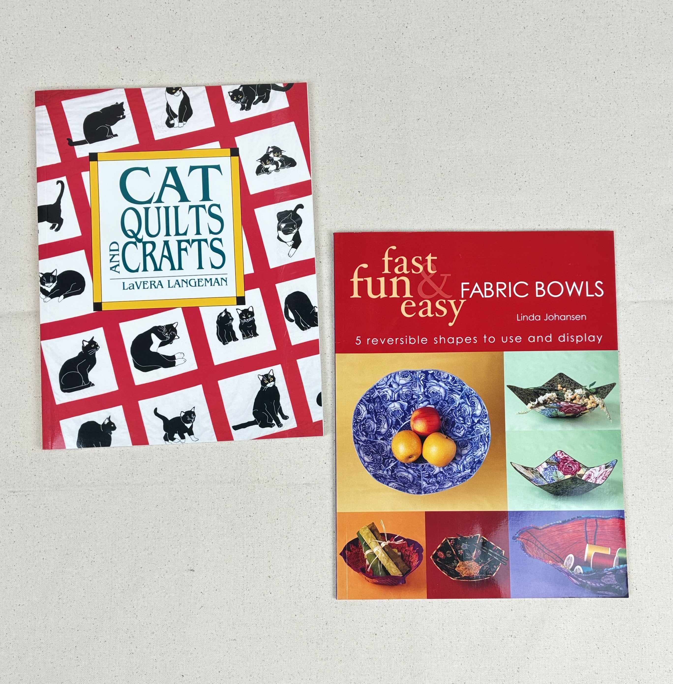 2 Sewing Books - Cats & Bowls (NBK0289)