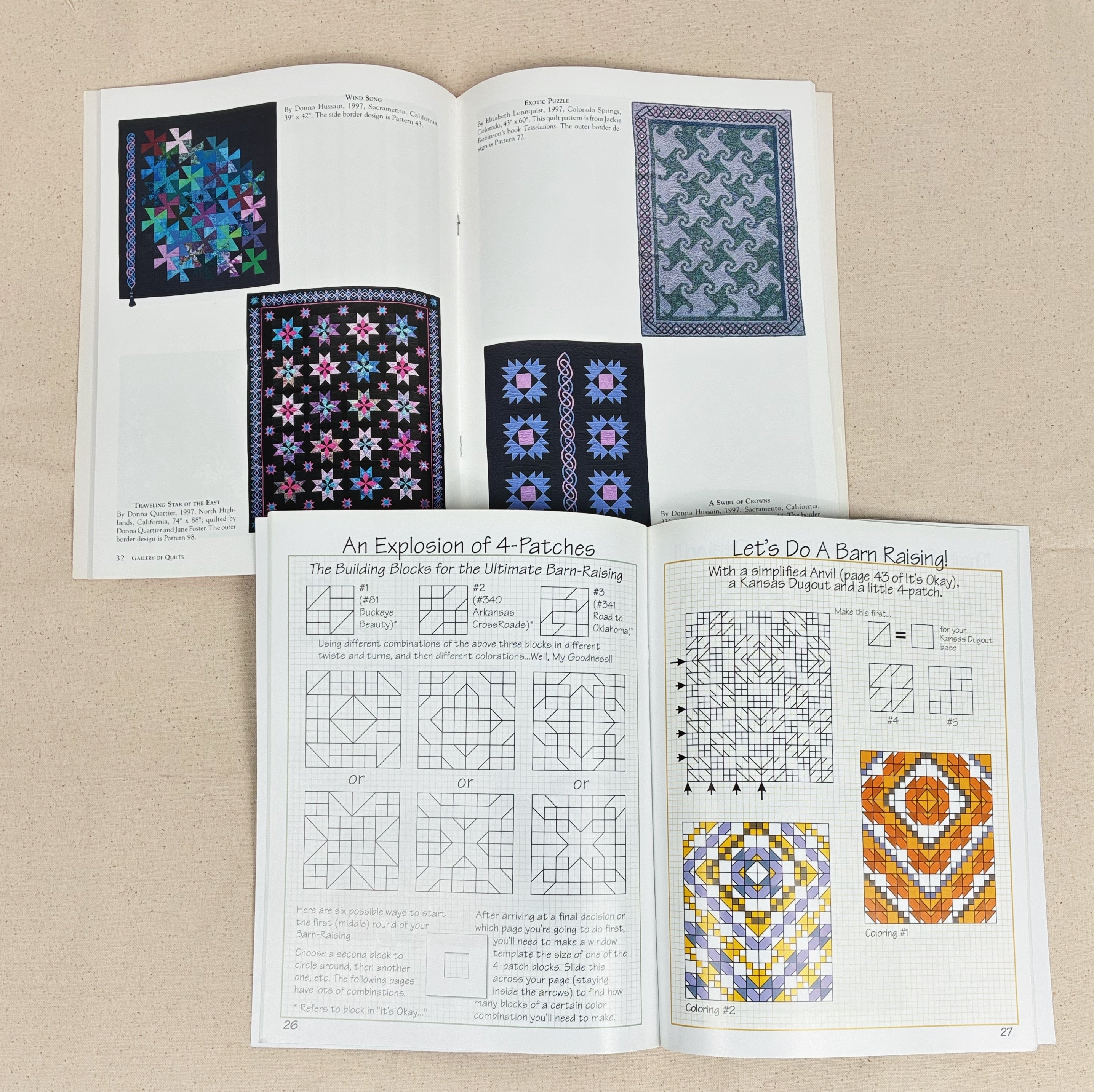 3 Sewing Books - Quilting (NBK0293)