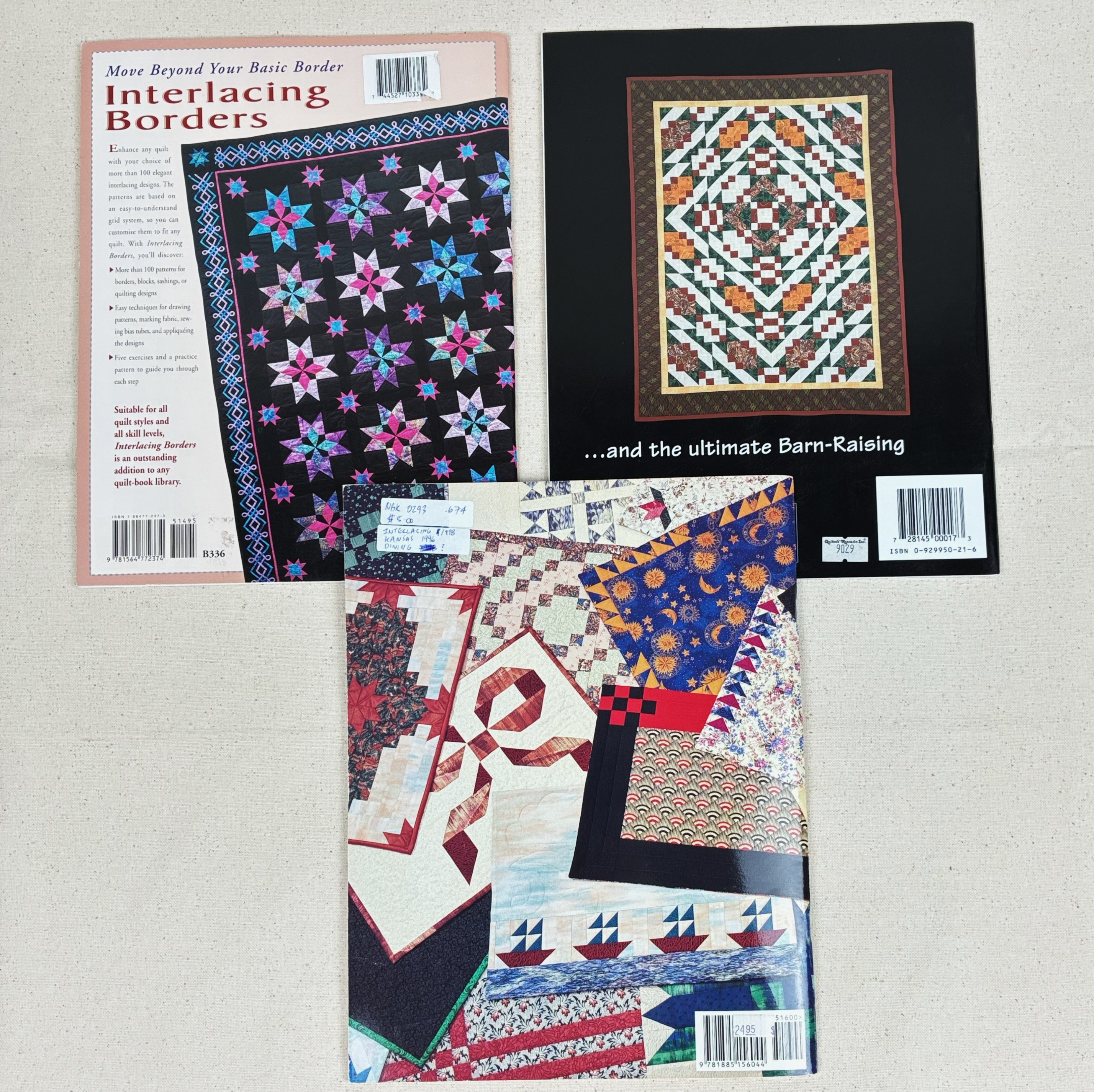 3 Sewing Books - Quilting (NBK0293)