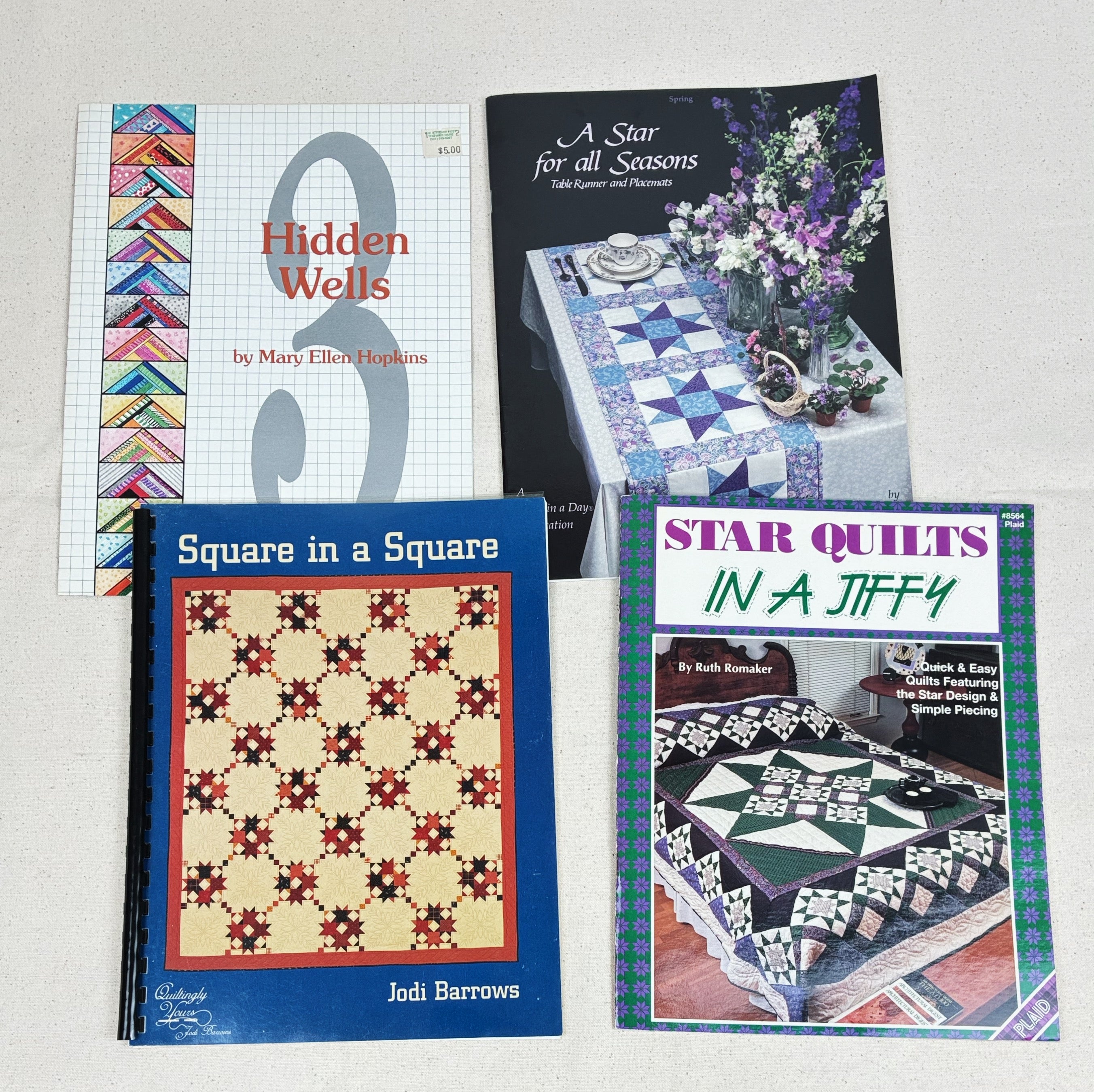 4 Sewing Books - Quilting (NBK0296)