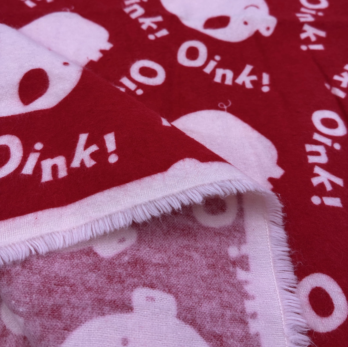 Cotton Flannelette - Pigs in a Blanket (WFL0432)