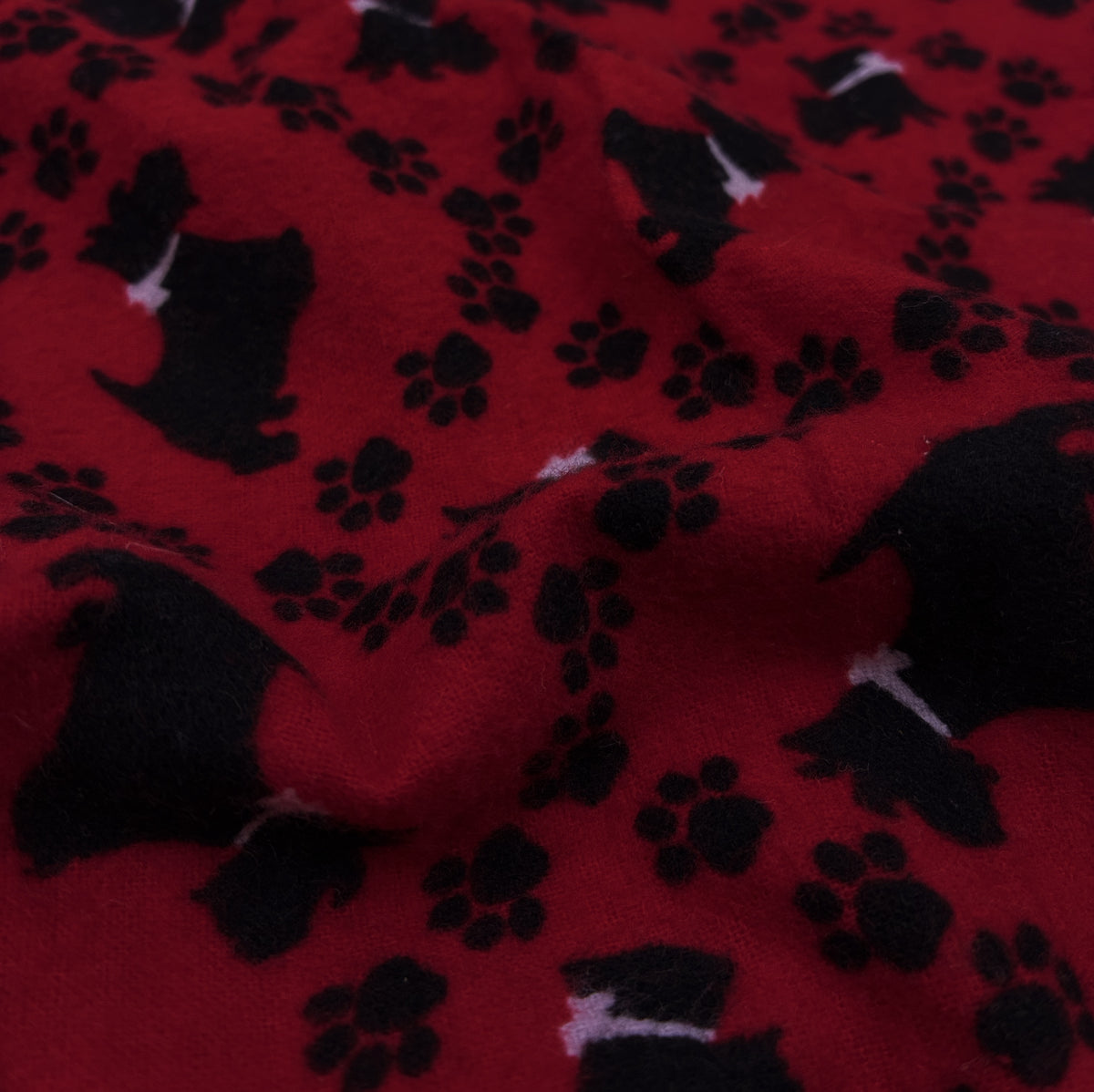 Cotton Flannelette - Scottie Love (WFL0437)
