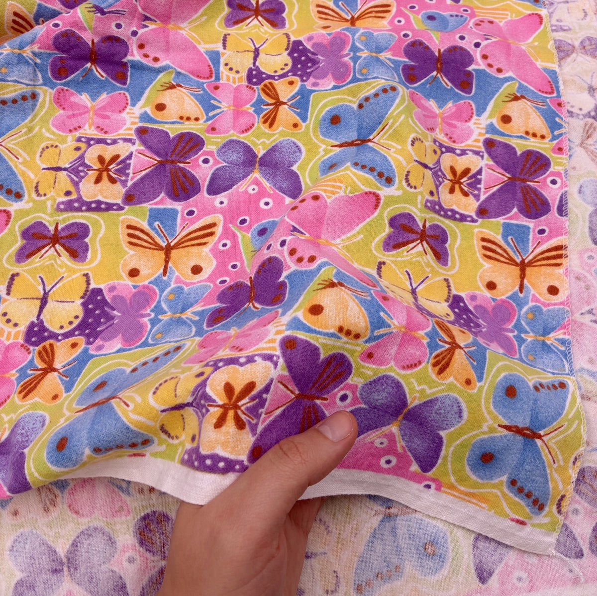 Cotton Flannelette - Retro Butterflies (WFL0455)
