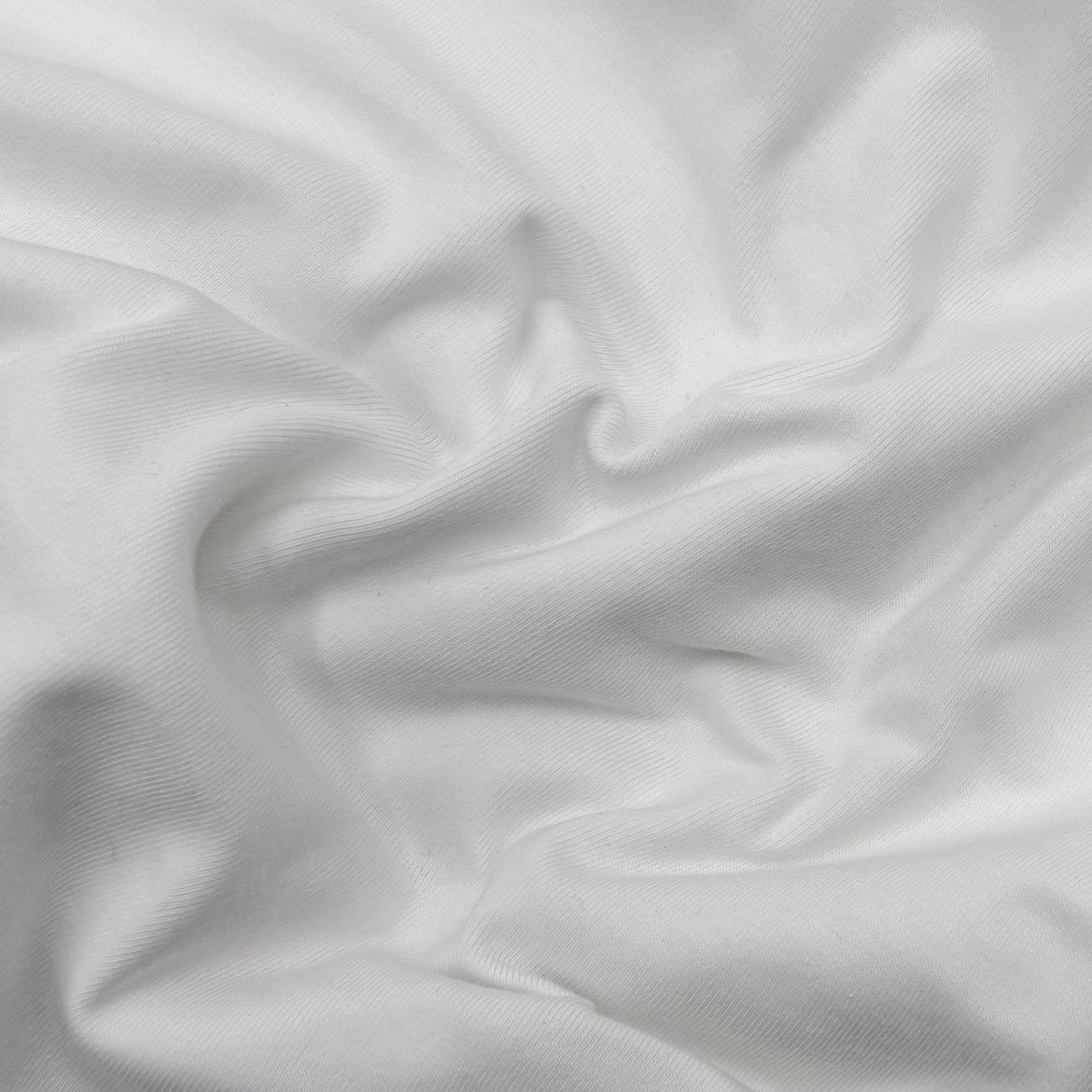 Pima Cotton Baby Rib - White (KRB0540)