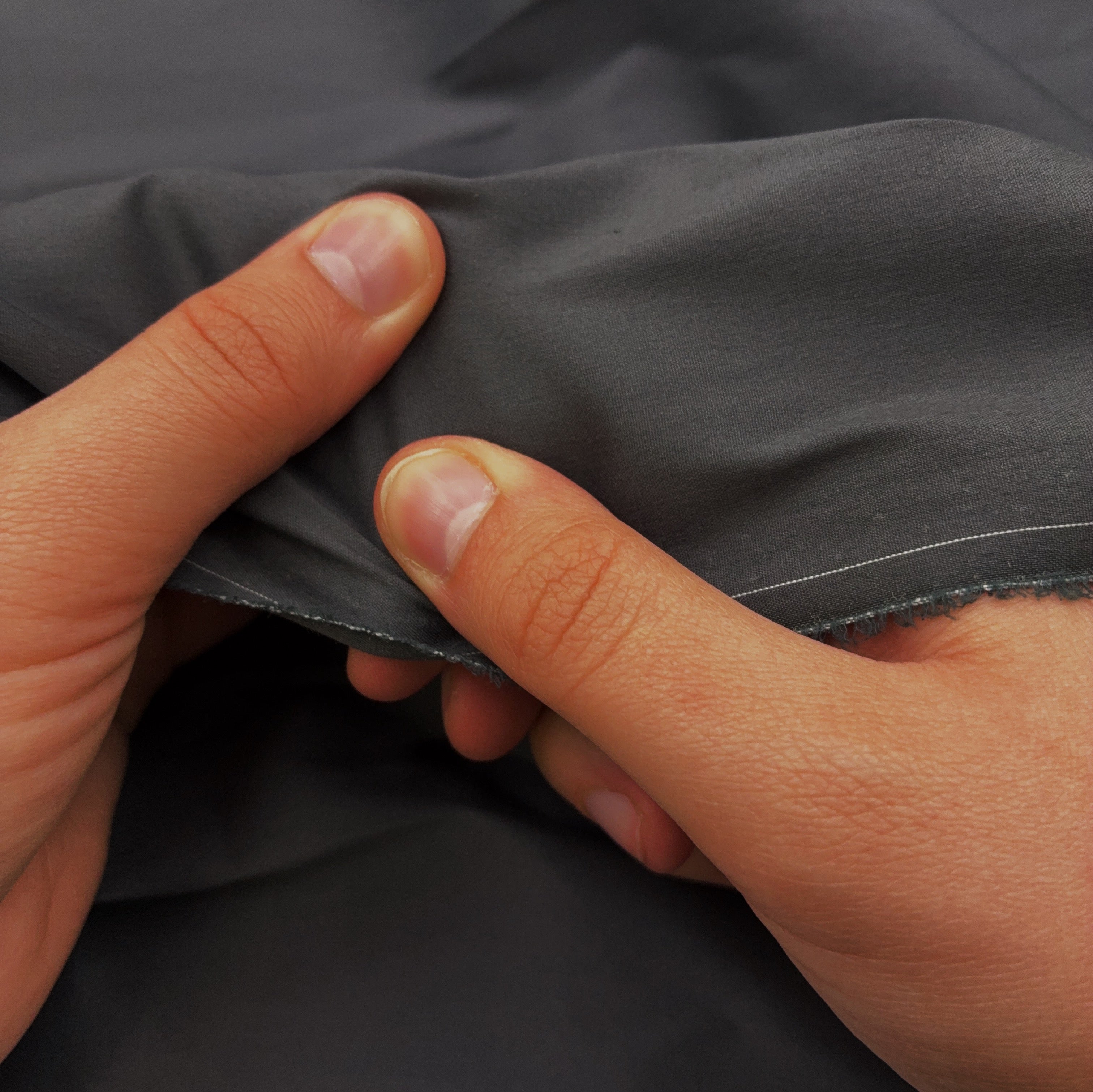 Stretch Cotton Blend Shirting - Anchor Grey (WDW3485)