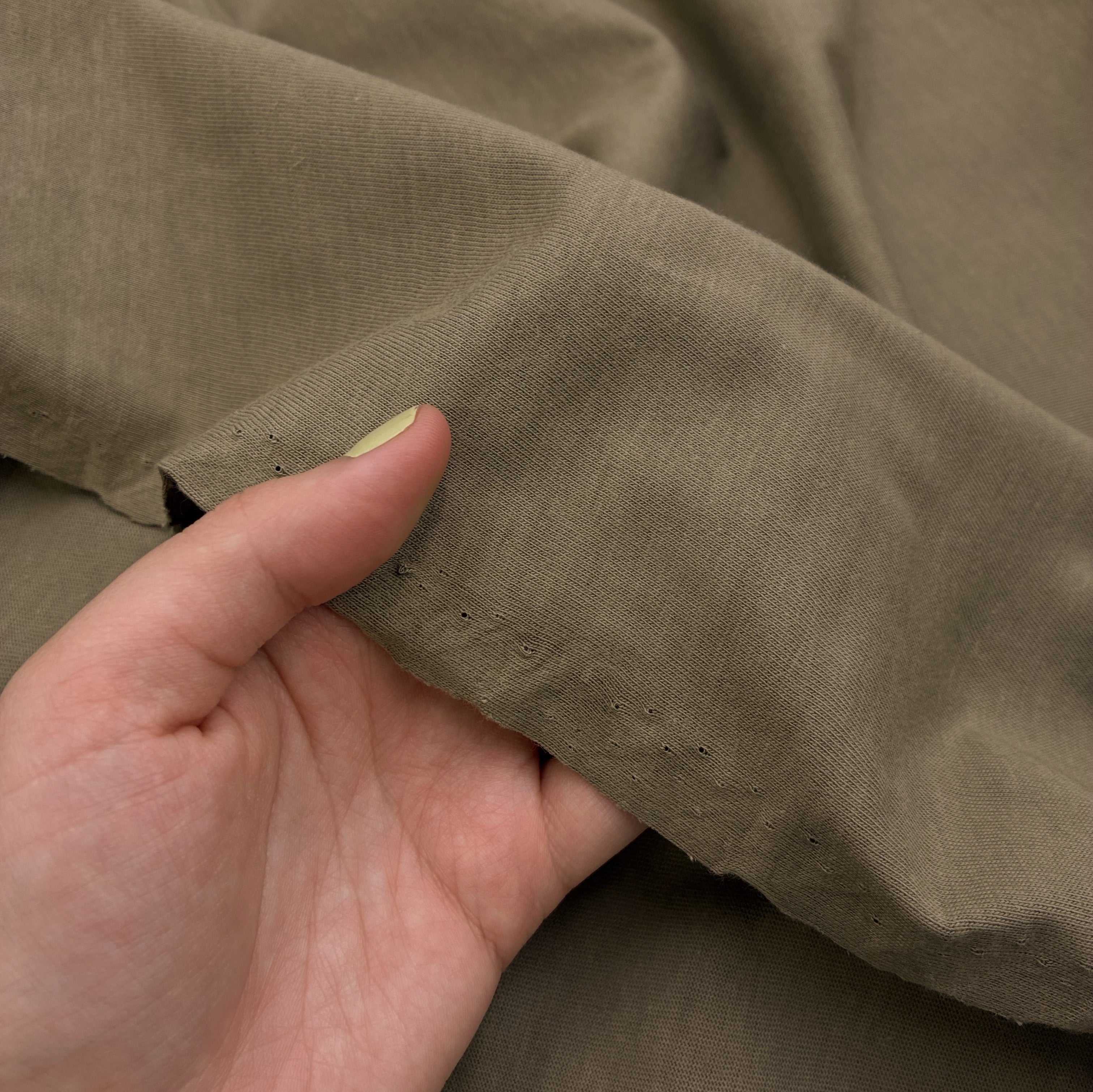 Organic Cotton Jersey - Picholine Olive (KJE1529)
