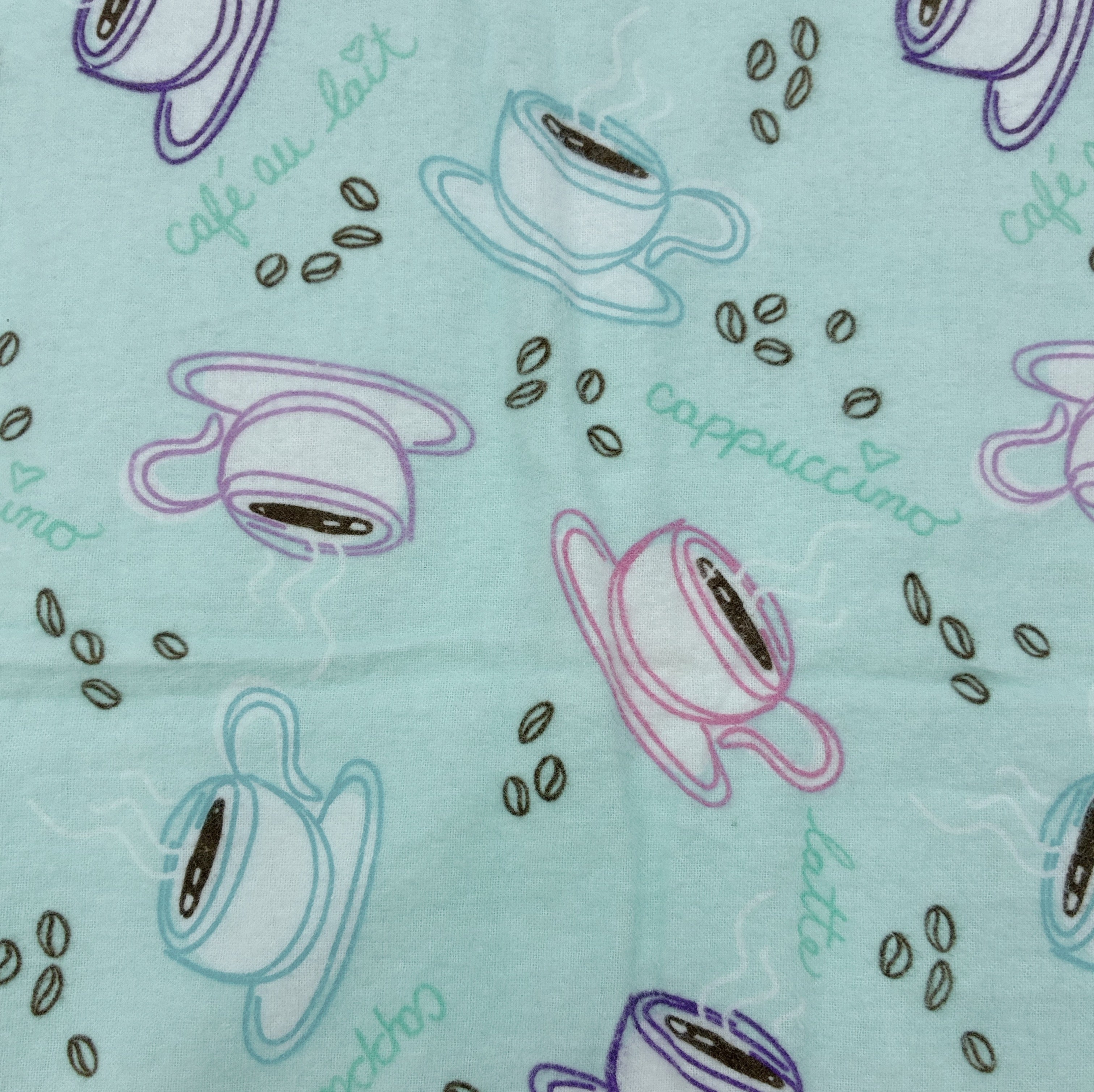 Cotton Flannelette - Le Café (WFL0404)