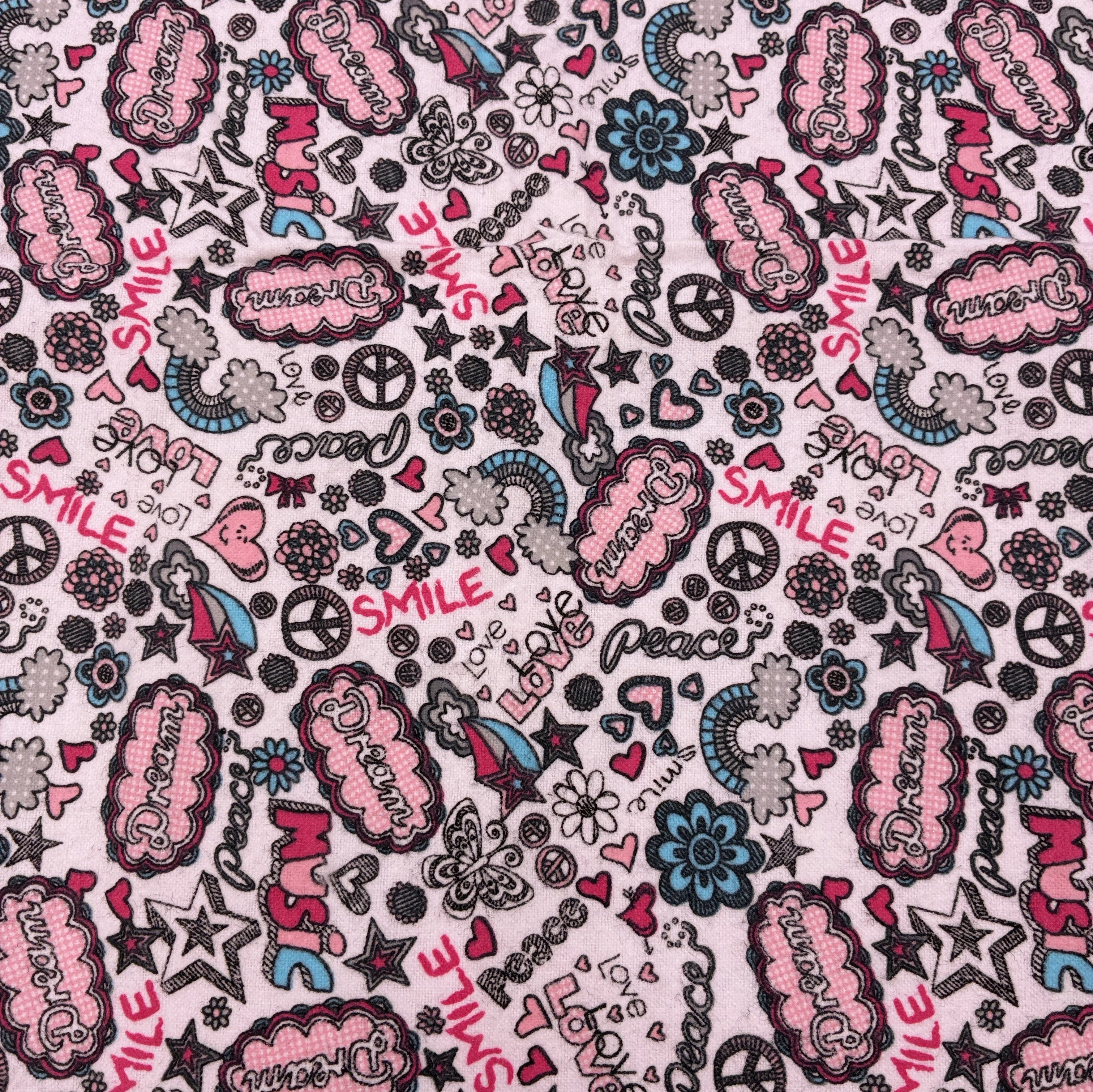 Cotton Flannelette - Doodles (WFL0419)