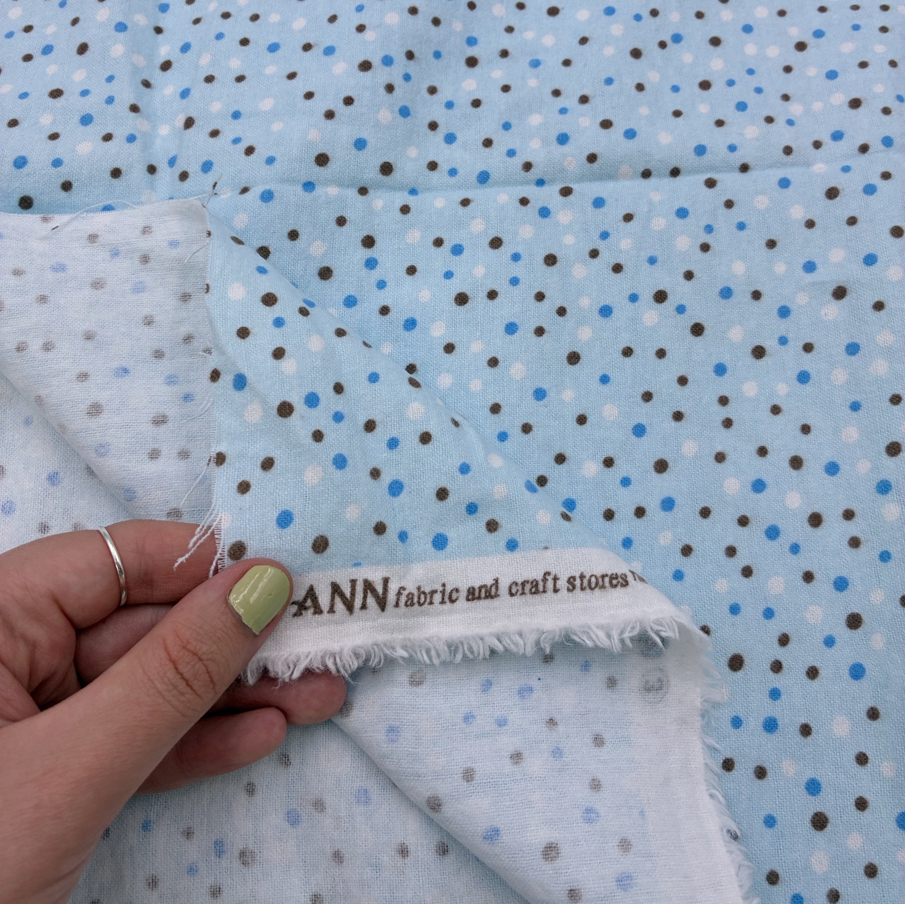 Cotton Flannelette - Cocoa Confetti (WFL0421)
