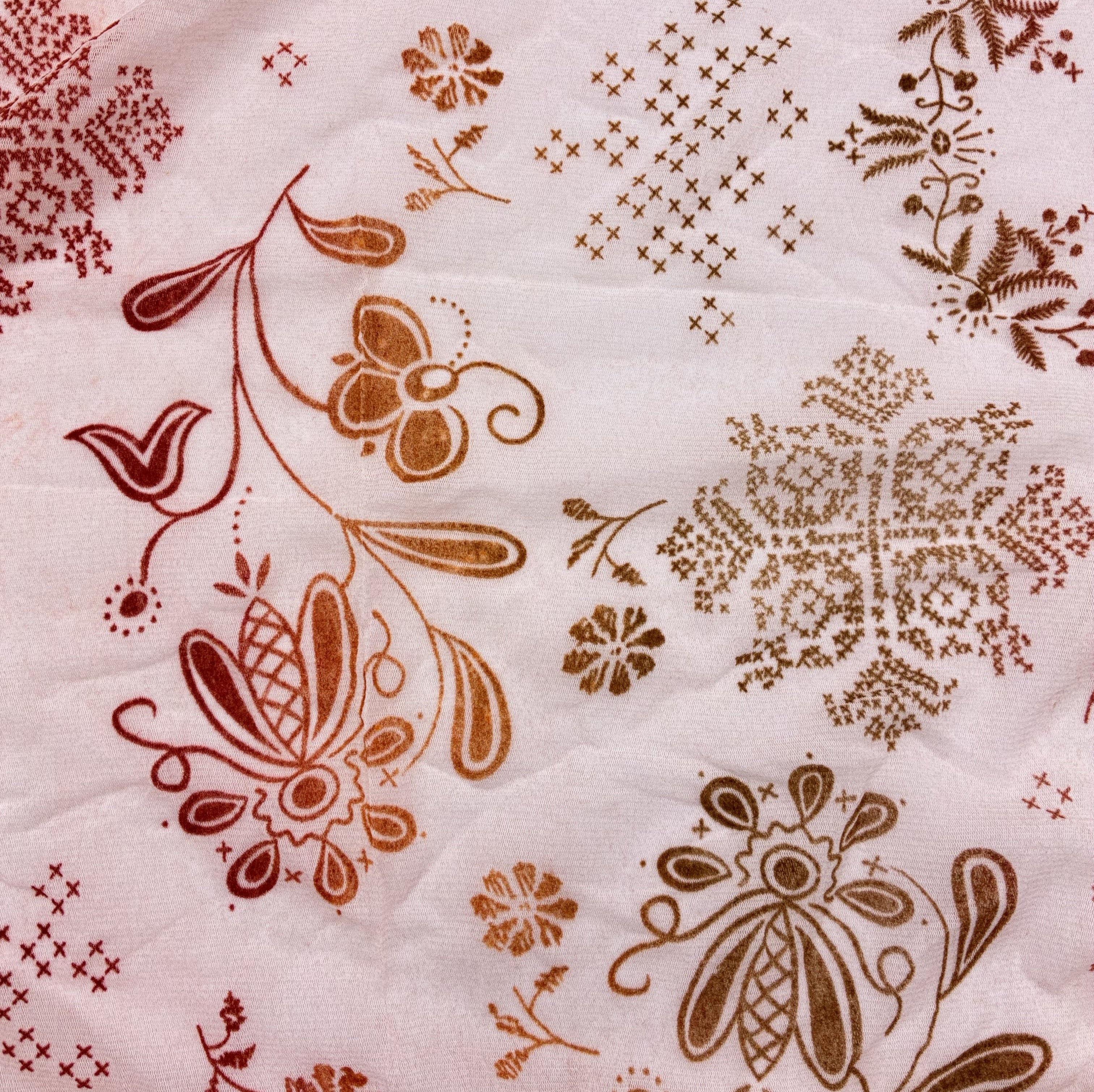 Knit Mesh - Fuzzy Flowers (KLM0223:4)