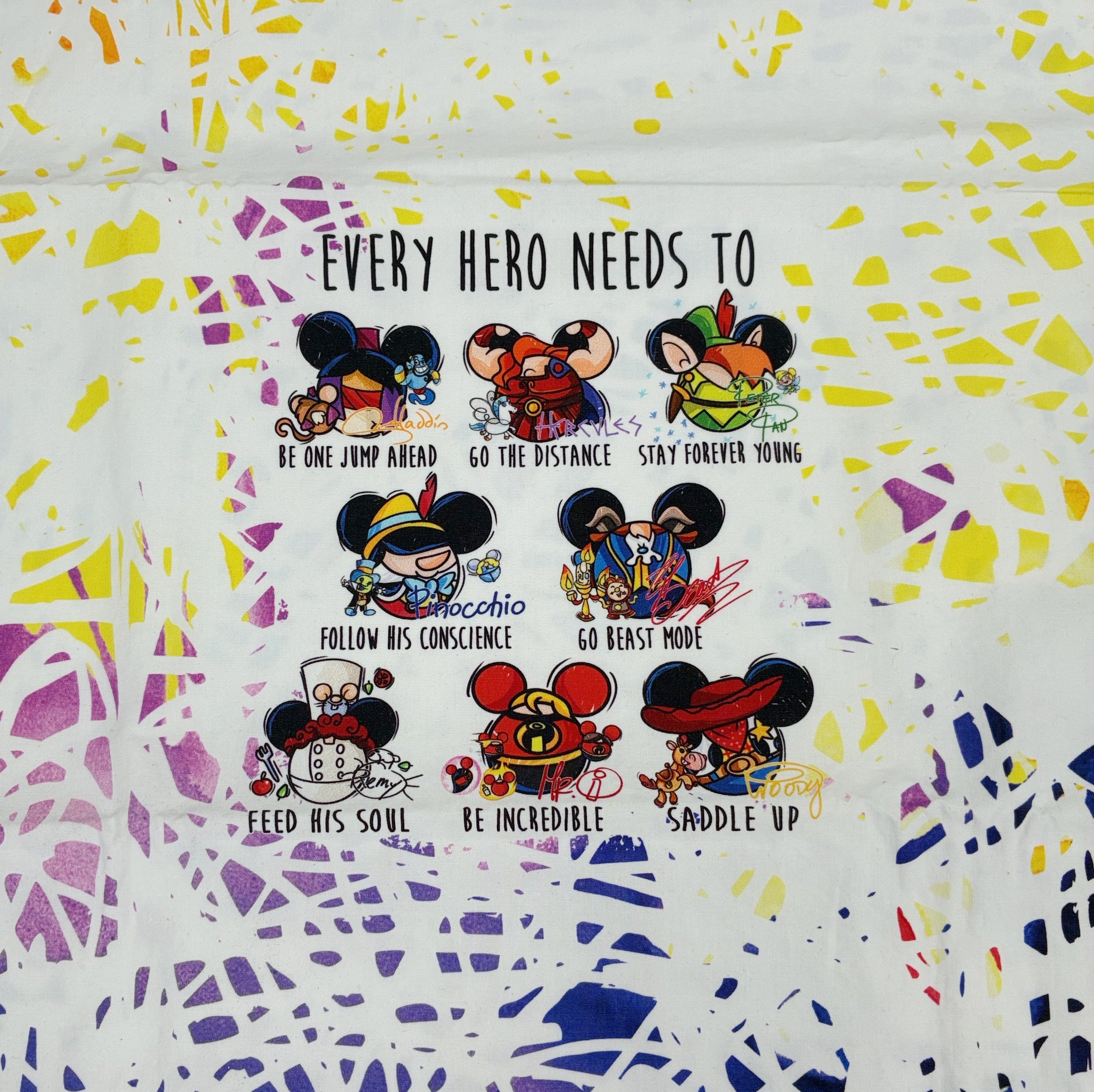Quilting Cotton Panel - Heroes (WQC3091)