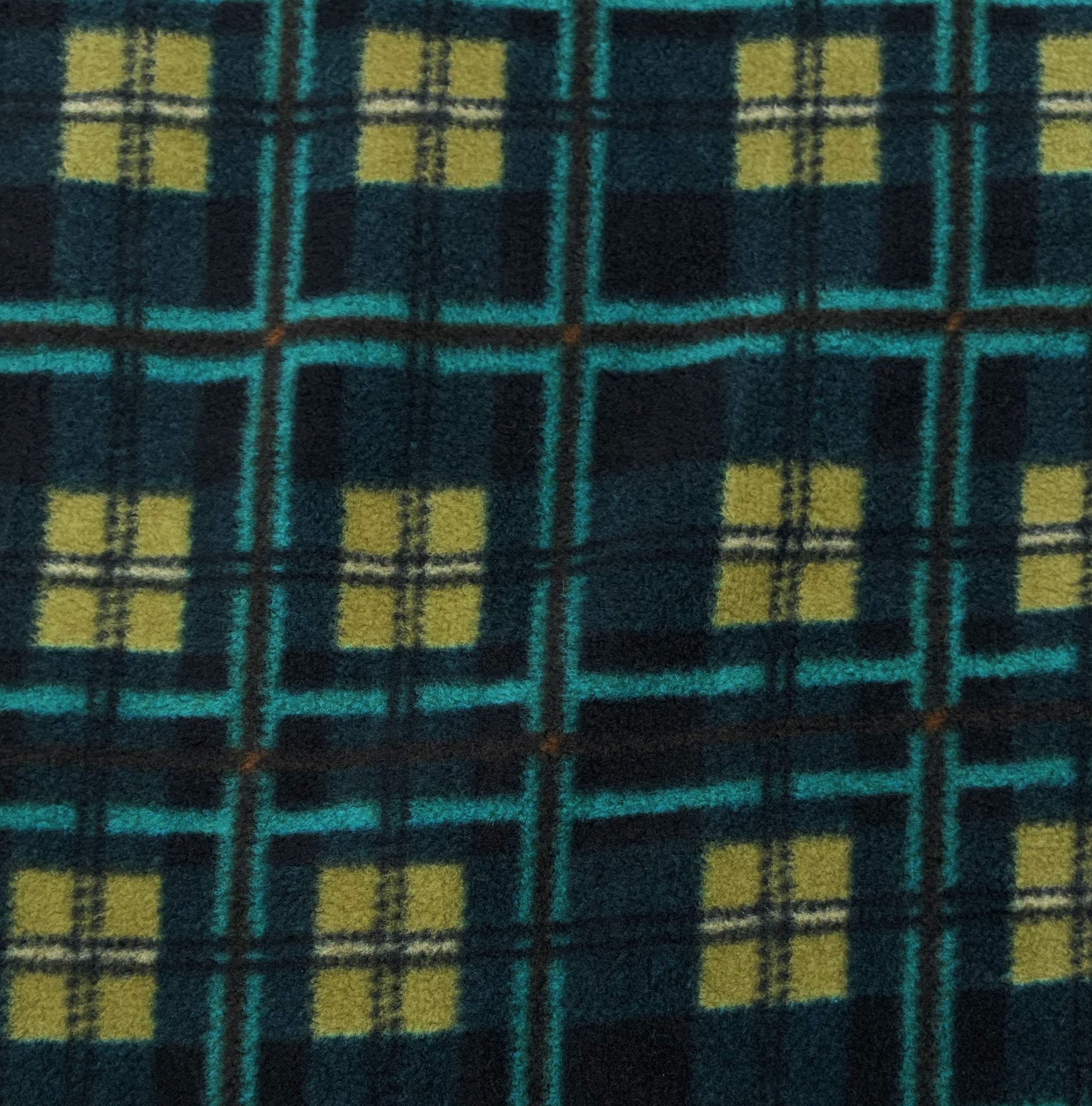 Fleece - Brownstone Plaid (KFC0359)