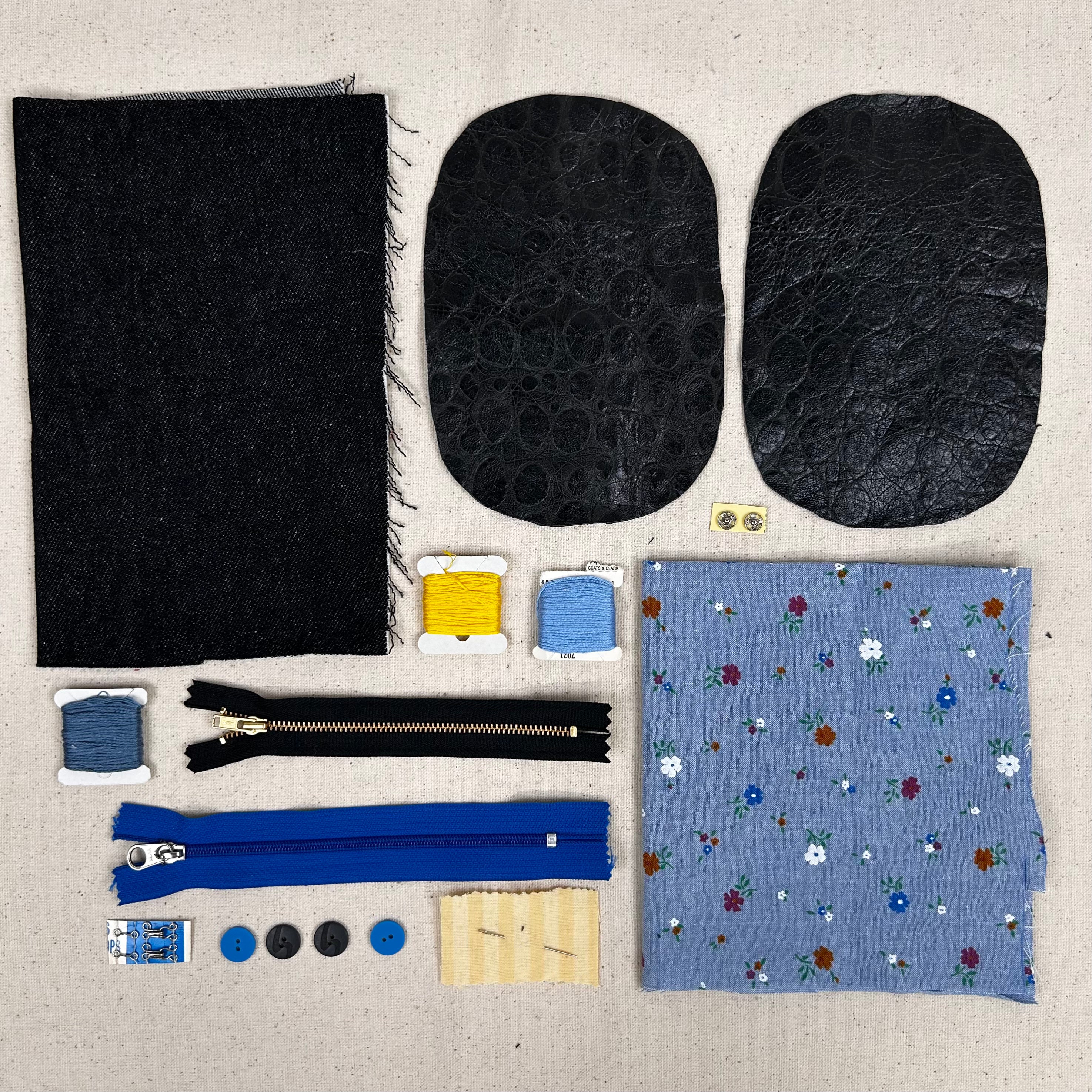 Mending Kit - Buttons, Patches, Zippers, and More (NXX1916)