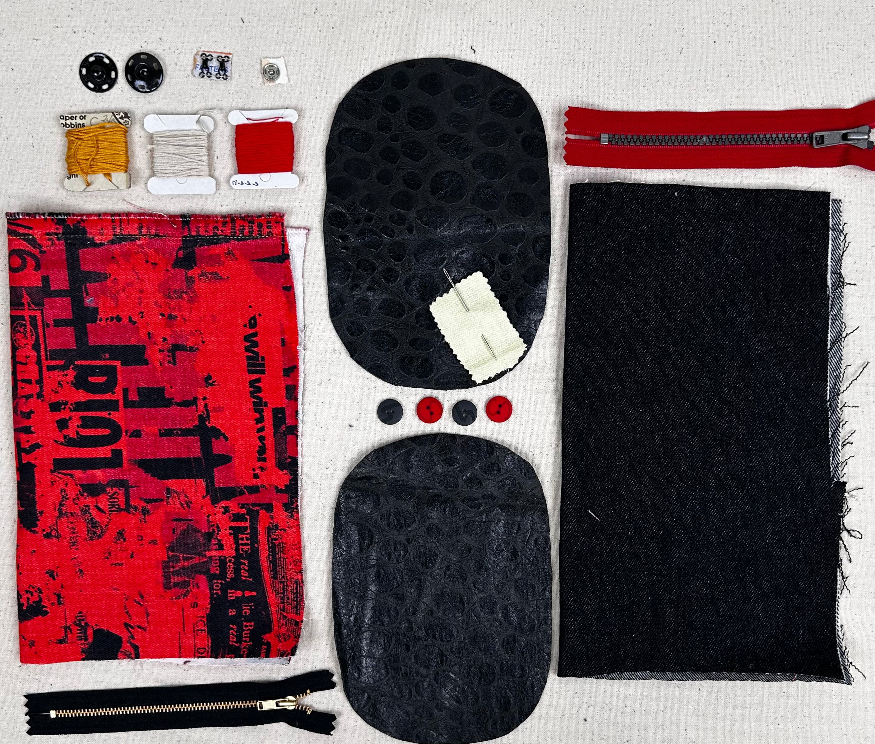 Mending Kit - Buttons, Patches, Zippers, and More (NXX1919)