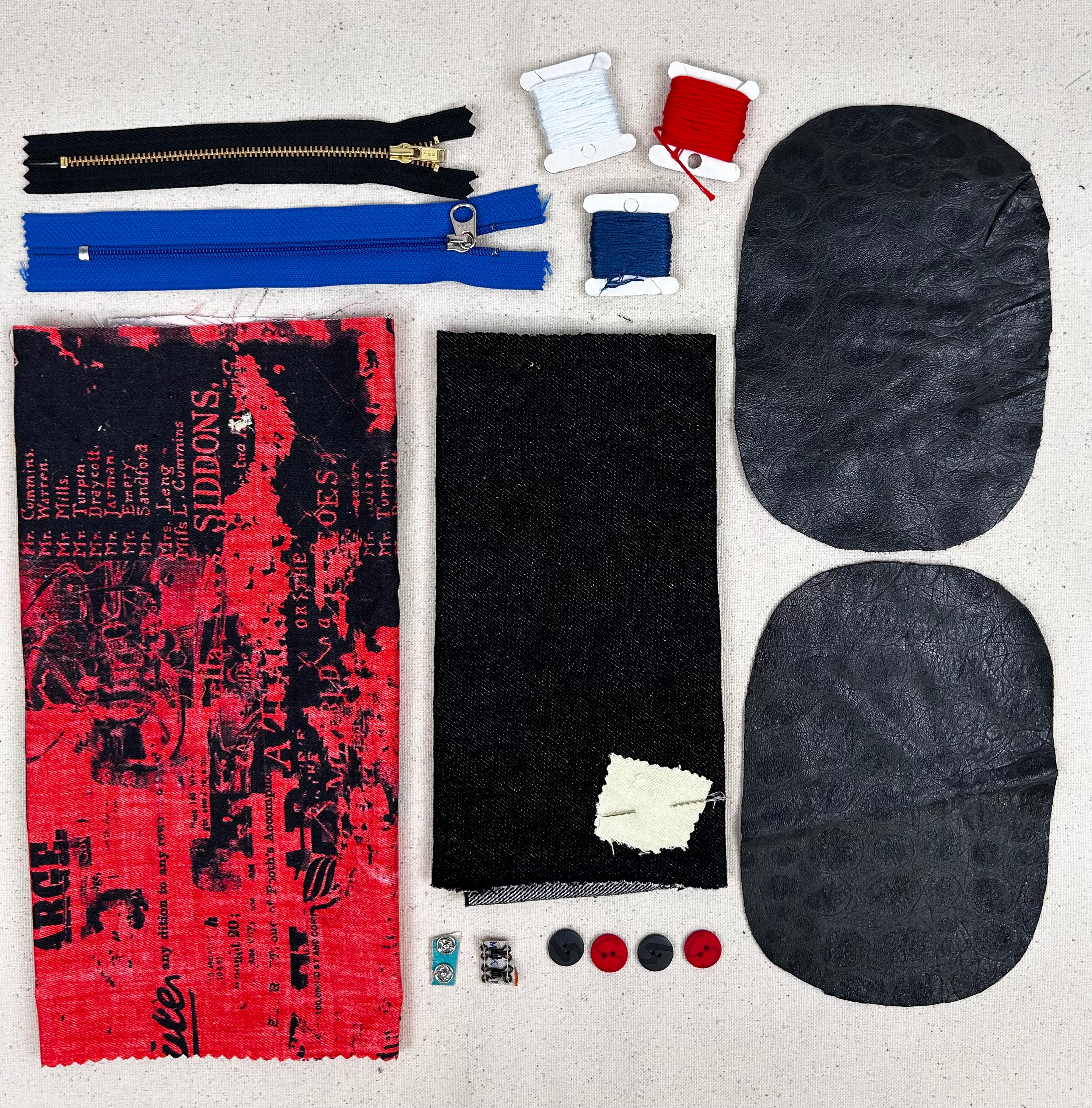 Mending Kit - Buttons, Patches, Zippers, and More (NXX1912)