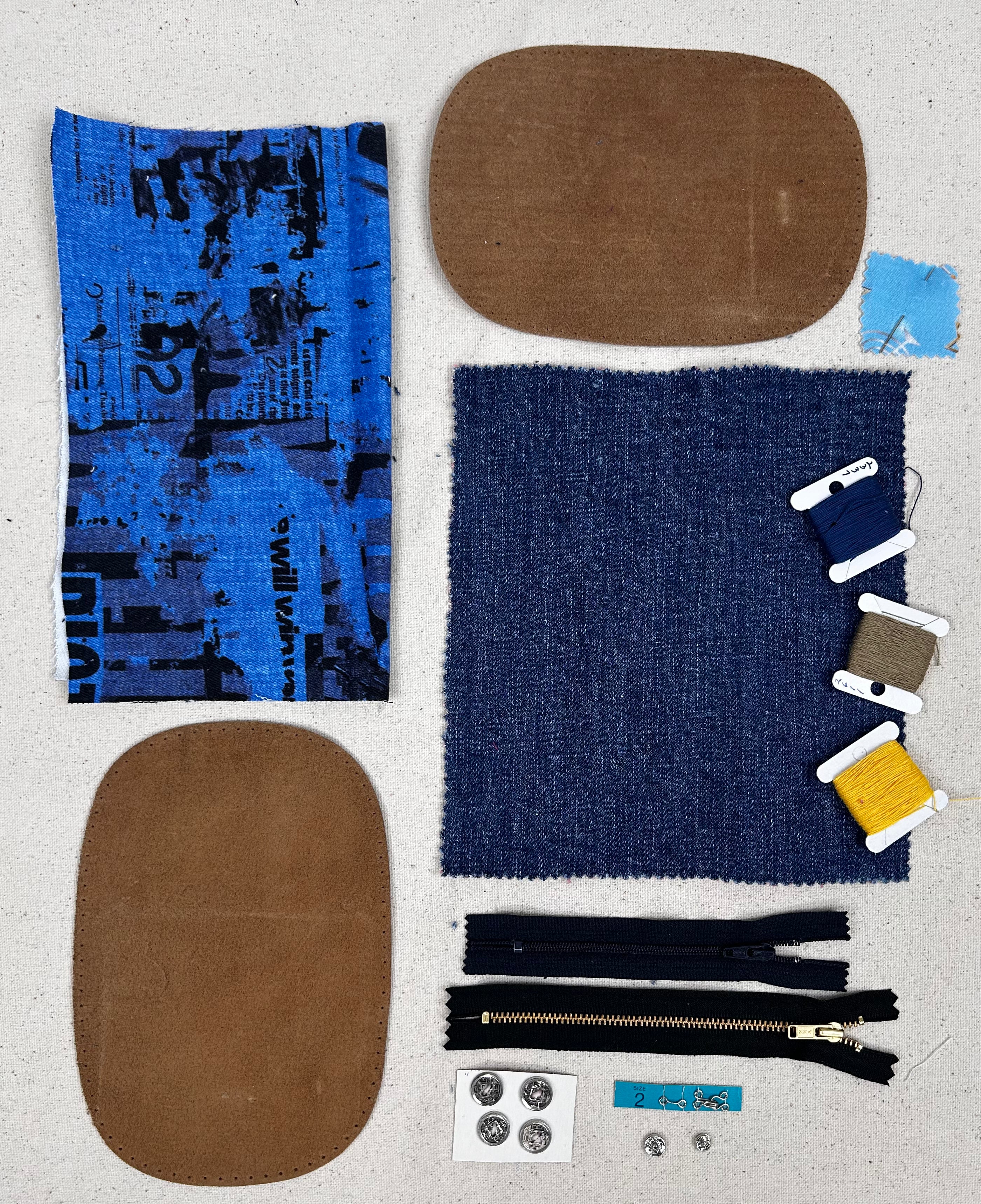 Mending Kit - Buttons, Patches, Zippers, and More (NXX1920)