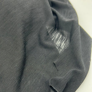 Semi-Sheer Heathered Jersey, Black (KJE0674)