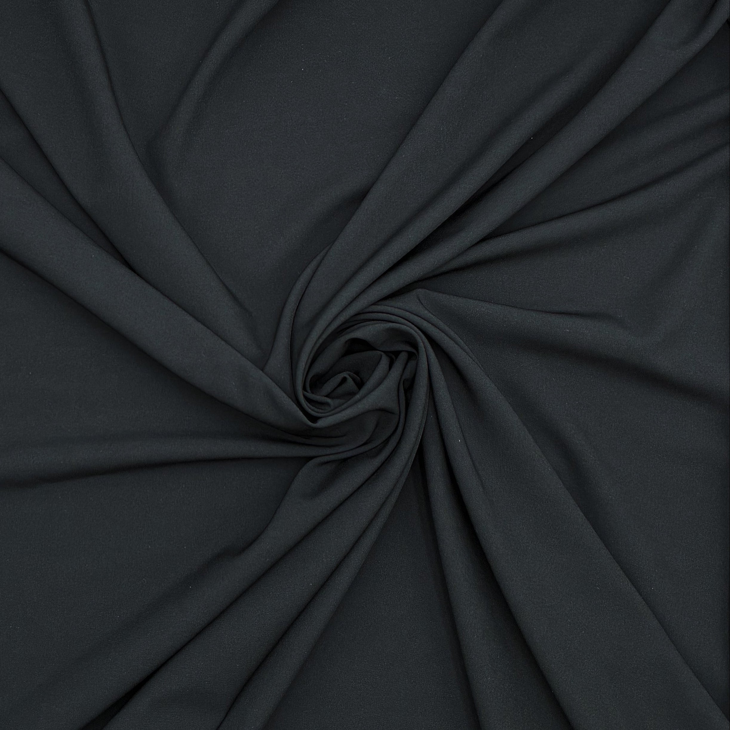 Stretch Shirting- Black (WDW3156)