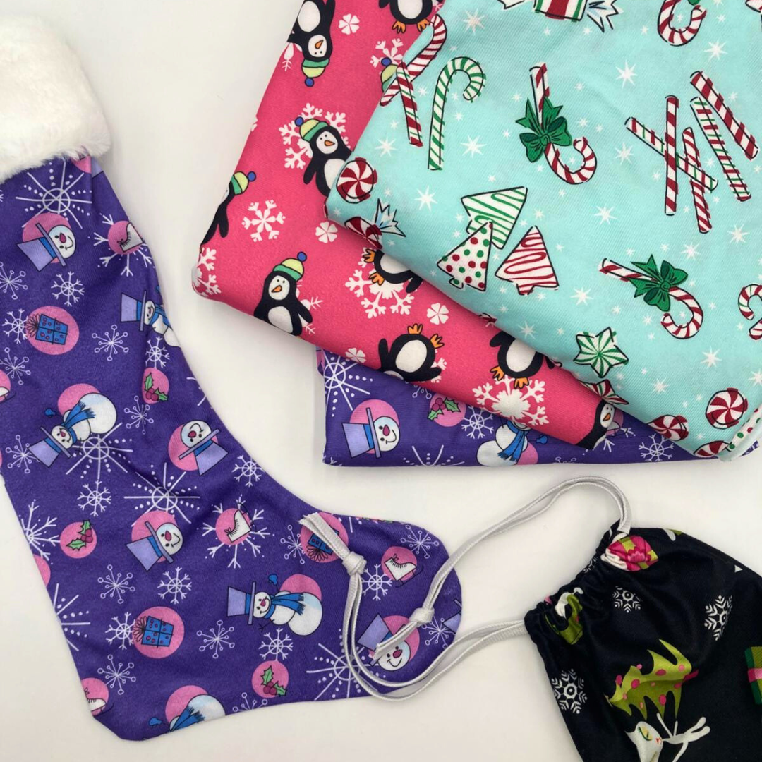 Printed Tricot Knit - Pink/Visions of Sugar Plums (KXX0220:21)