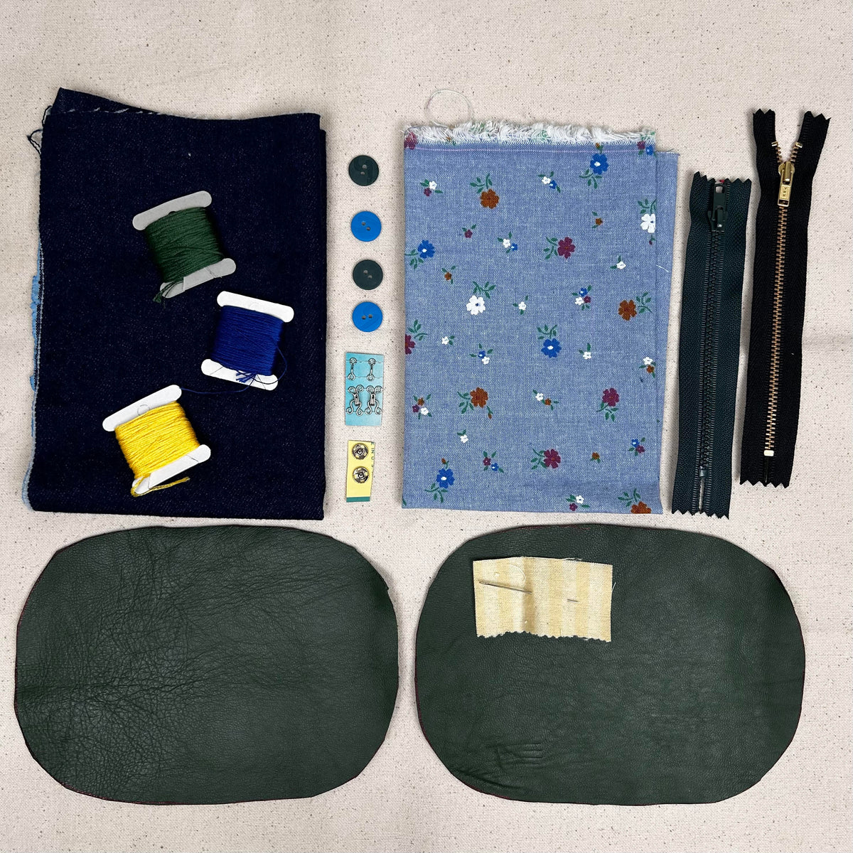 Mending Kit - Buttons, Patches, Zippers, and More (NXX1910)