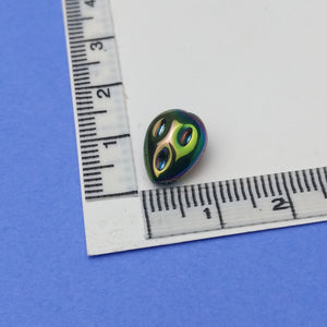 Glass Beads, Vitrail Glass 12 Shapes (NBD0031:42)