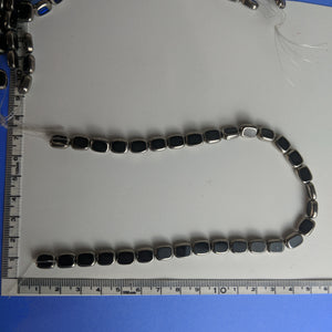 Glass/Metal Beads, Strand, 6 Colours (NBD0083:88)