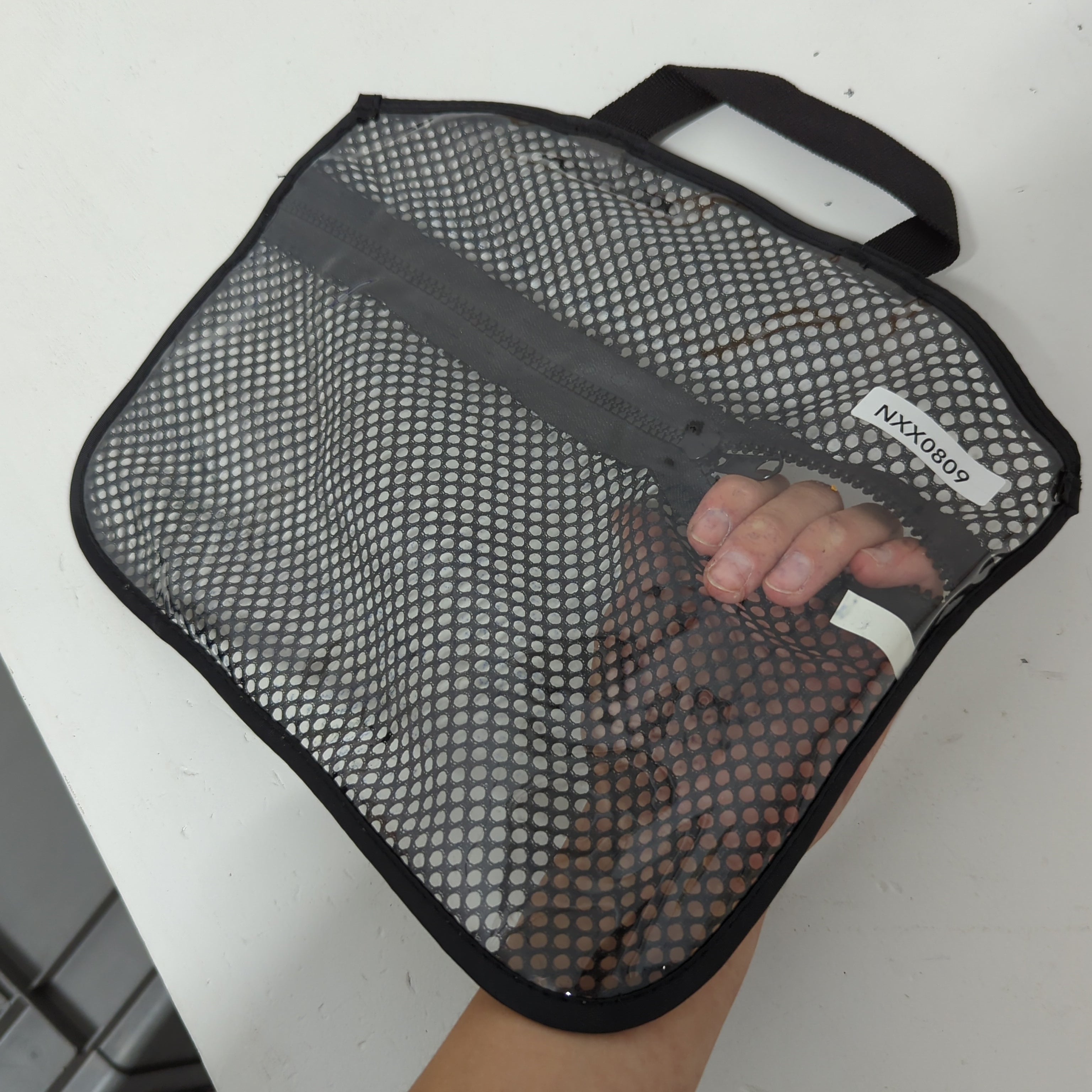 Mesh Pocket, Black with Clear Back (NXX0809)