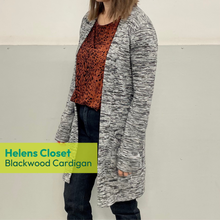 Load image into Gallery viewer, Viscose Variegated Sweater Knit, Black & White (KSW0334:336)