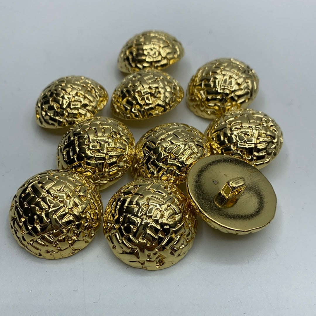 Buttons - Gold Plastic (NBU0032:34)