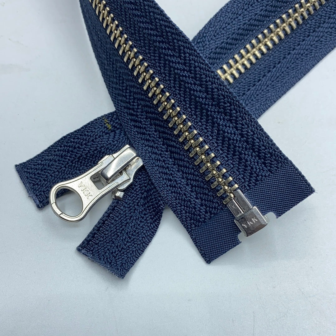 Separating Metal Zipper, Various Colours (51cm-69cm) (NZP0151:161)