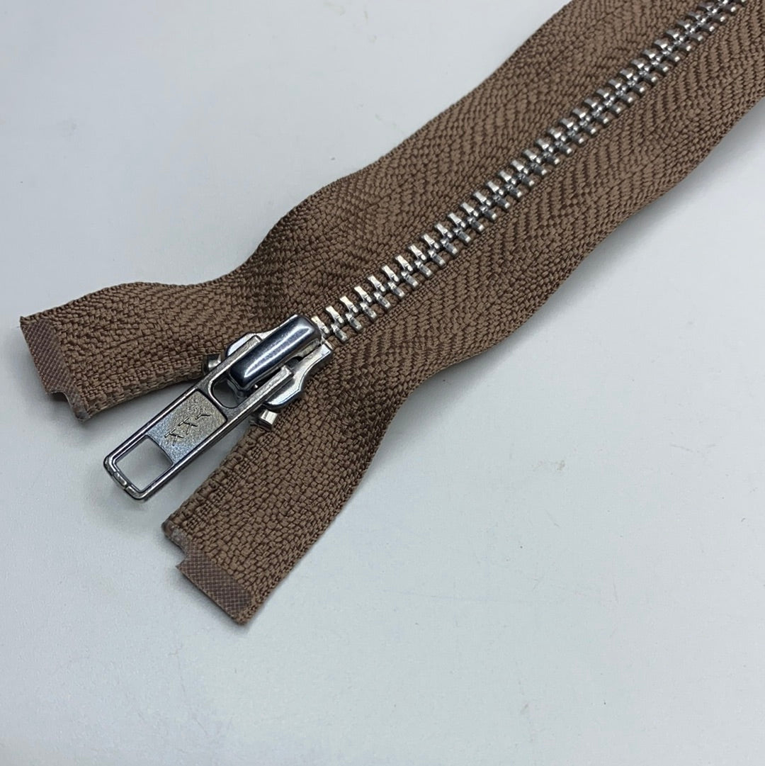 Separating Metal Zipper, 10 Various Colours (62cm-72cm) (NZP0276:0303)