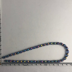 Oval Glass Beads, Strand, 10 Colours (NBD0291:307)