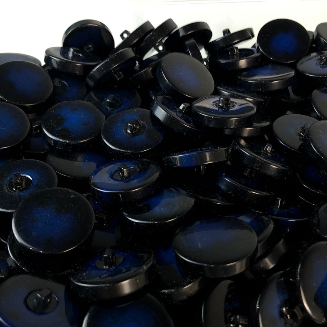 Plastic Buttons - Black & Blue/Green (NBU0064:65)