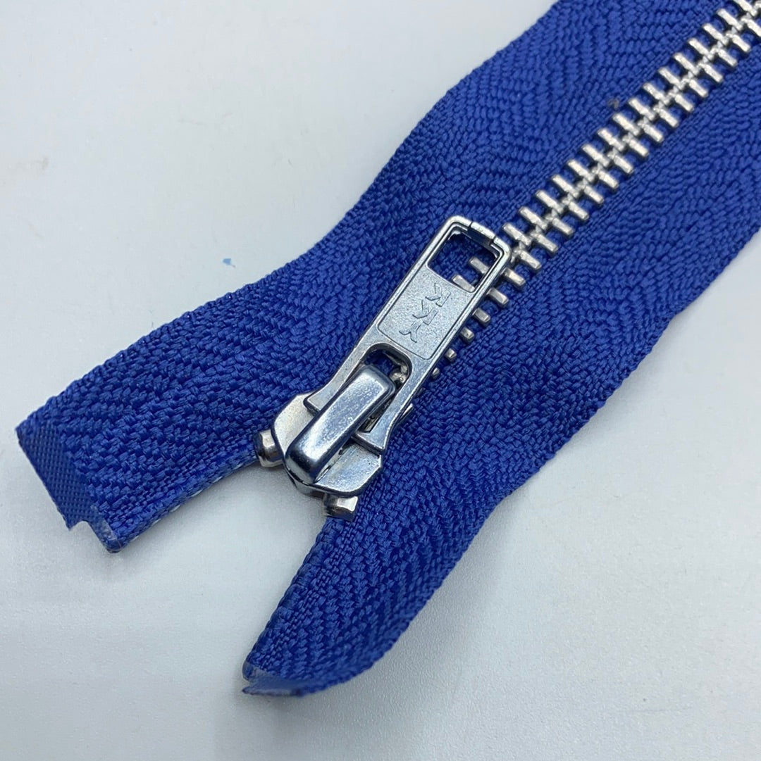 Separating Metal Zipper, Various Blues (48cm-70cm) (NZP0241:0264)