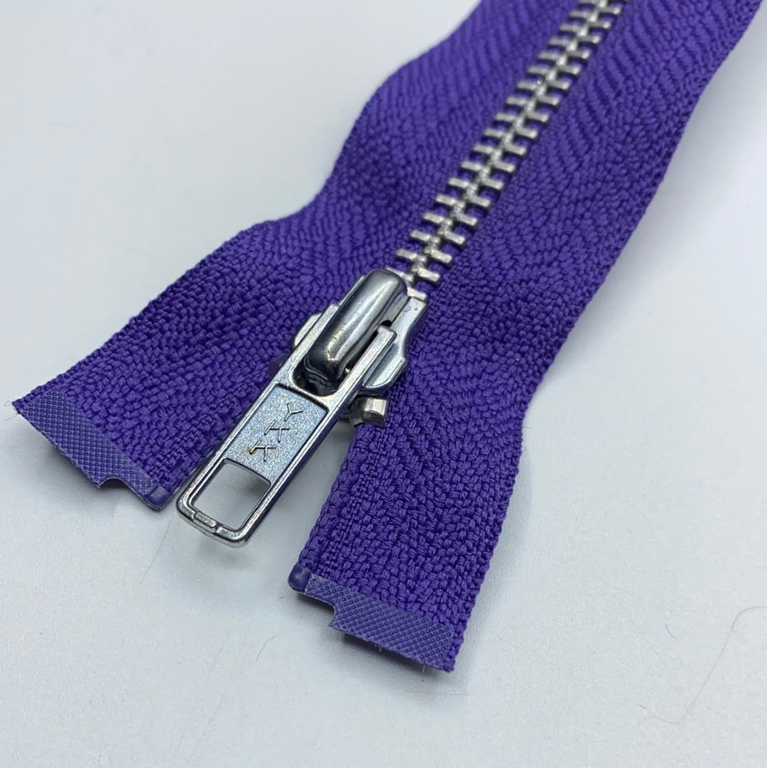Separating Metal Zipper, 10 Various Colours (62cm-72cm) (NZP0276:0303)