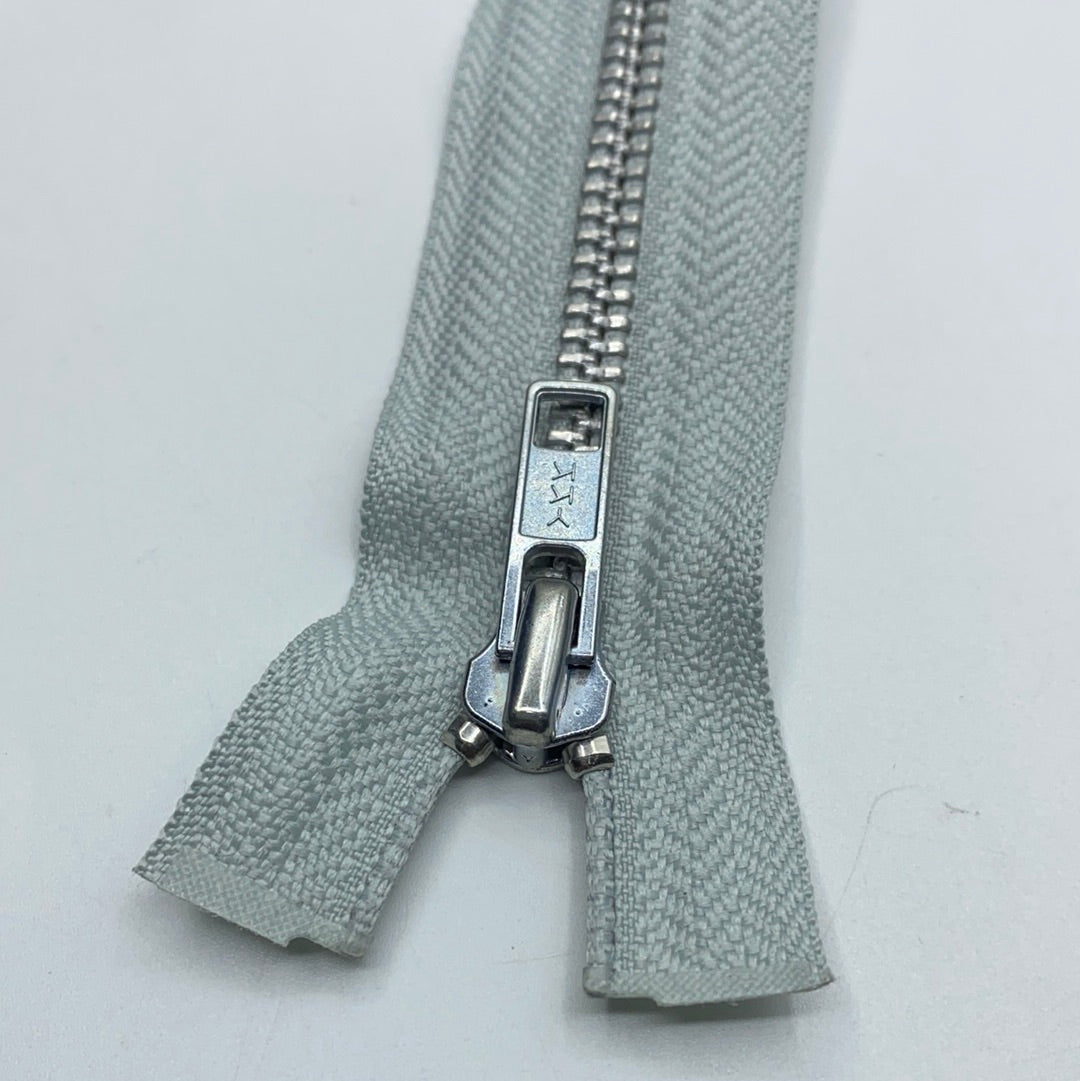 Separating Metal Zipper, Various Greys (48cm-72cm) (NZP0214:0240)