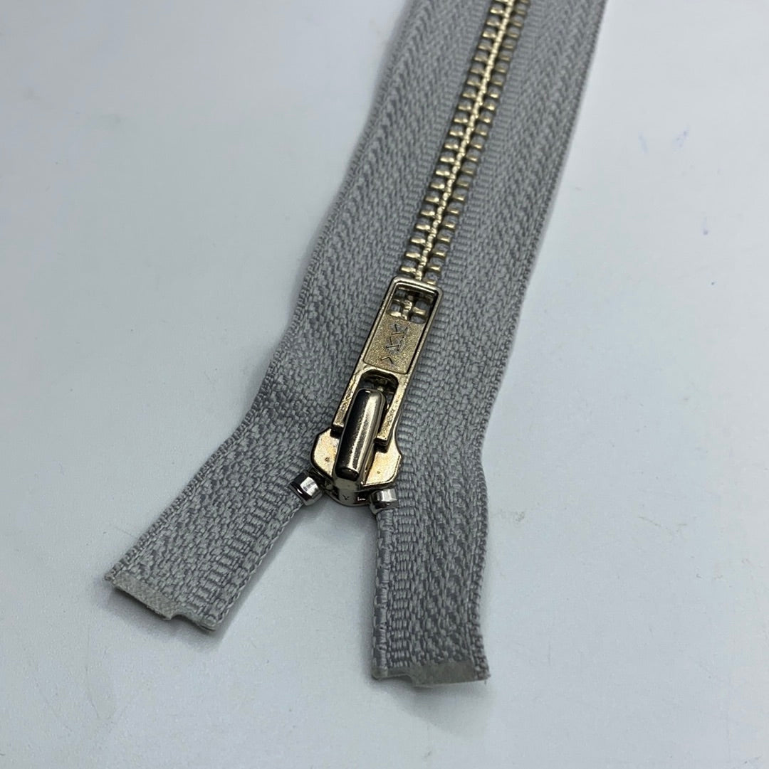 Separating Metal Zipper, Greys, Tan, Pink & Brown (66cm-76cm) (NZP0265:0275)