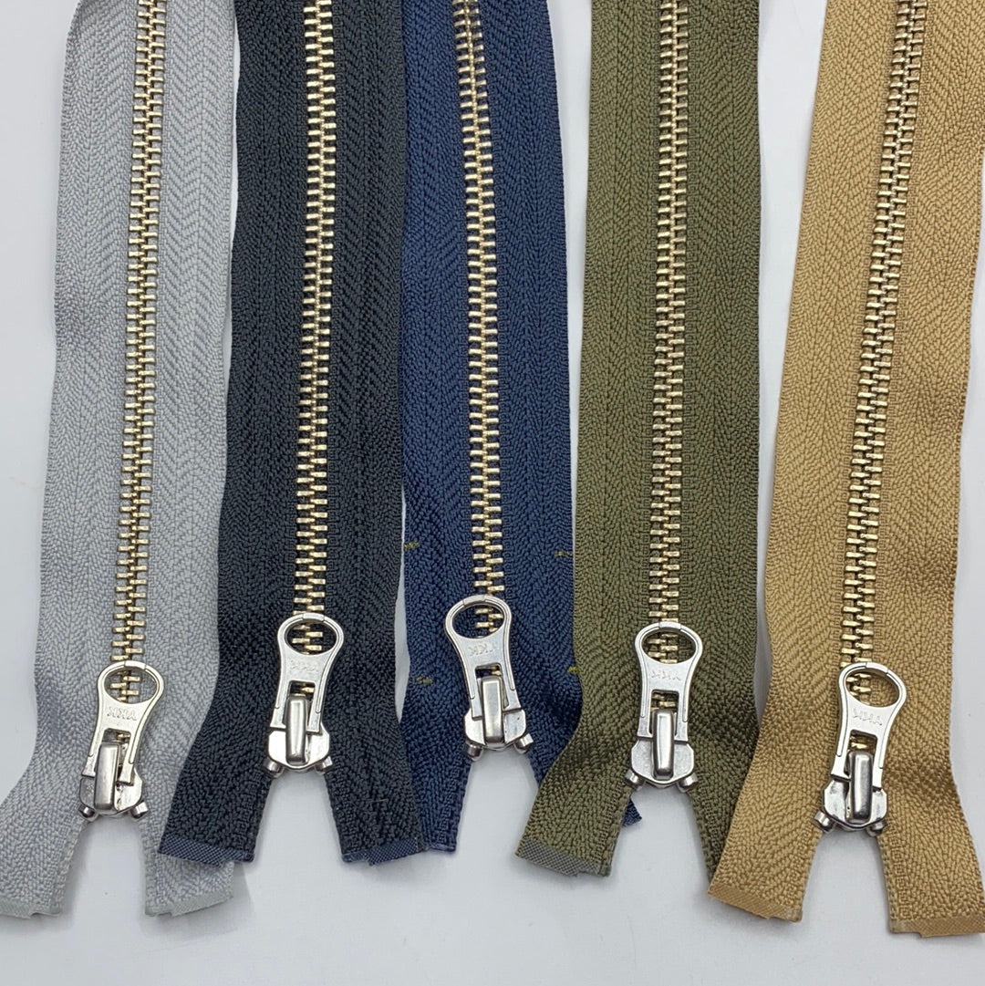 Separating Metal Zipper, Various Colours (51cm-69cm) (NZP0151:161)