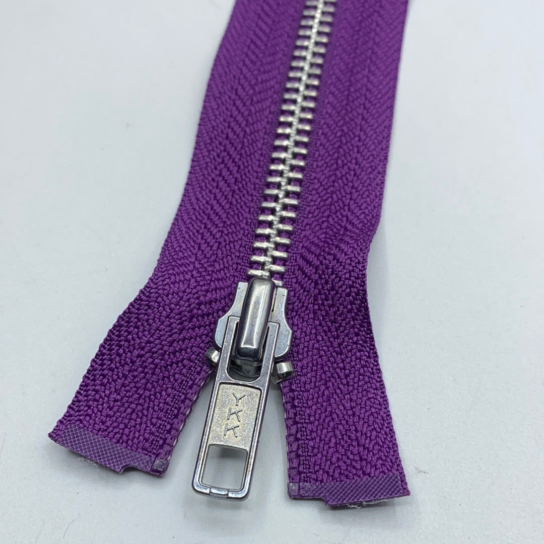 Separating Metal Zipper, 10 Various Colours (62cm-72cm) (NZP0276:0303)