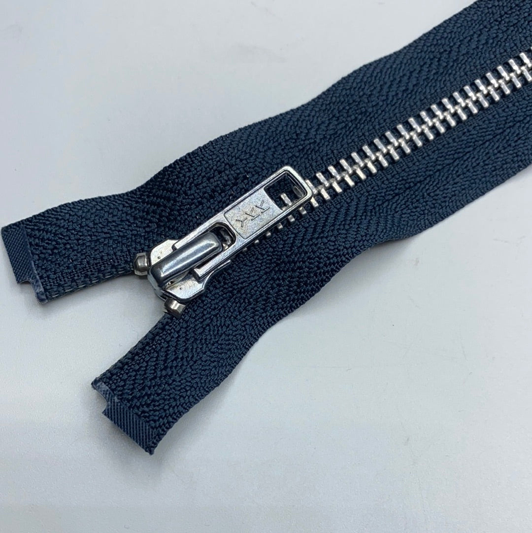 Separating Metal Zipper, Various Blues (48cm-70cm) (NZP0241:0264)