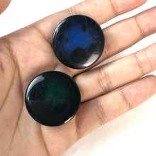 Load image into Gallery viewer, Plastic Buttons - Black & Blue/Green (NBU0064:65)