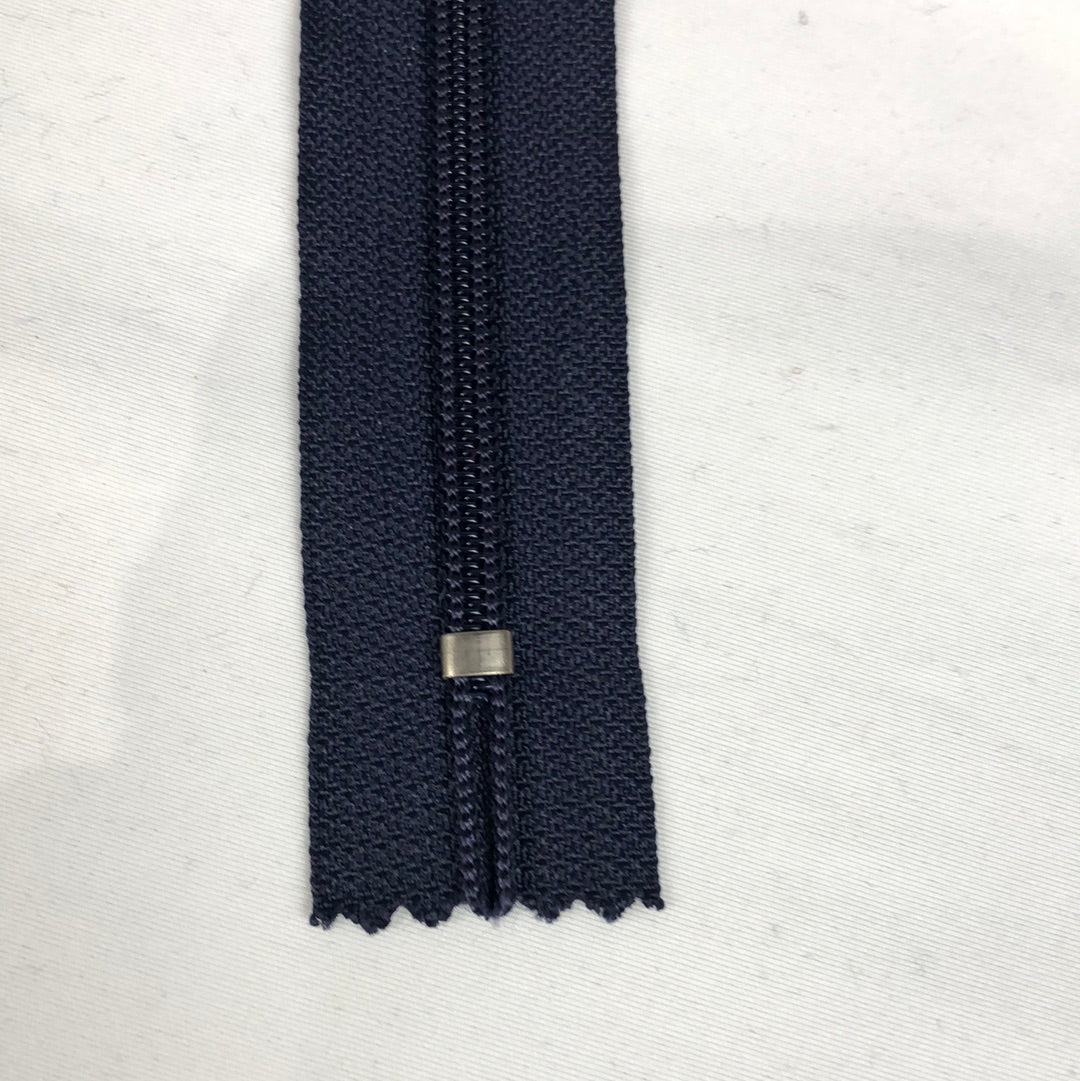 Closed Nylon Zipper, Navy (16.5cm/6.5") (NZP0077)