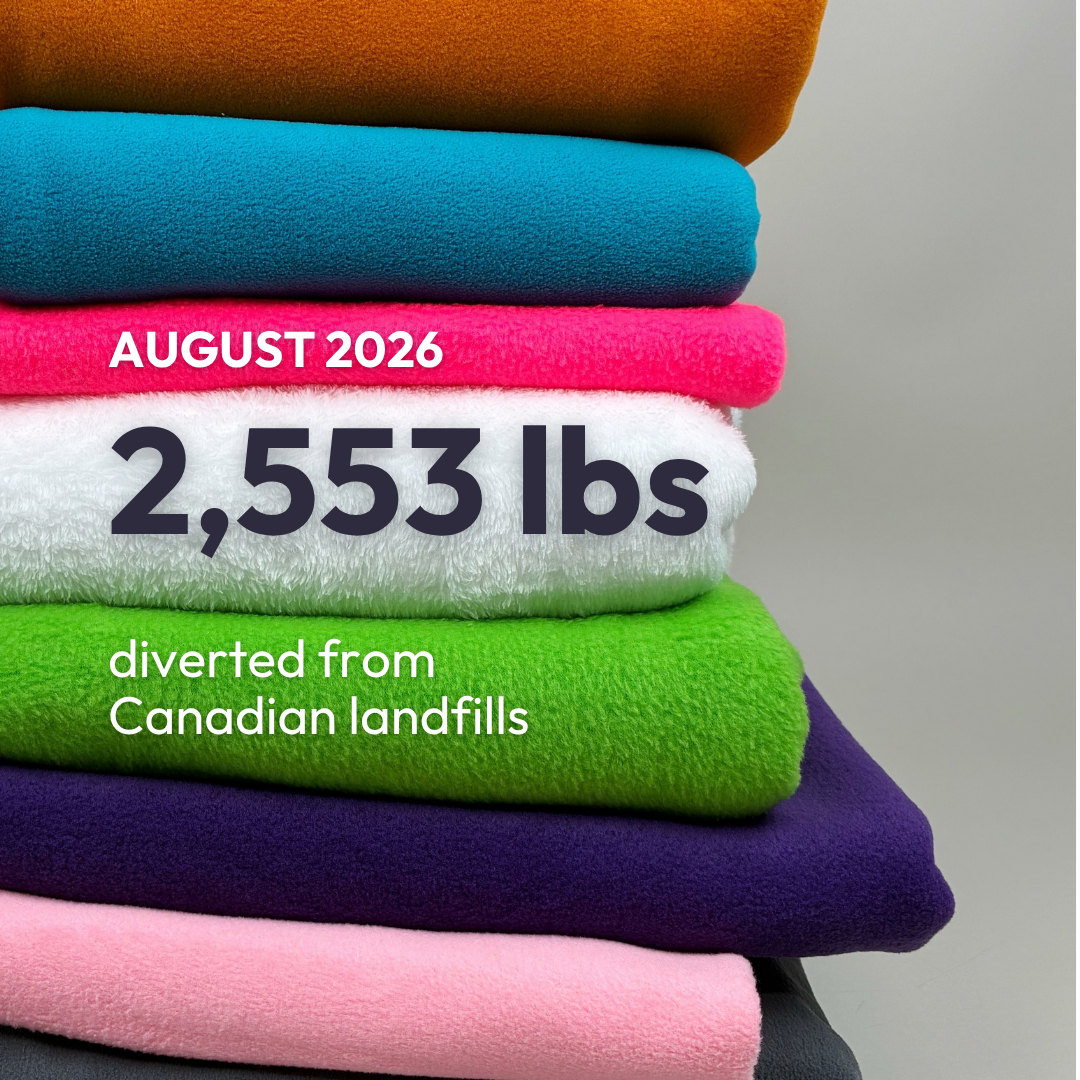 Can you picture 2,553 pounds of fabric?