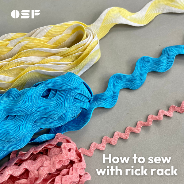 How to sew with rick rack